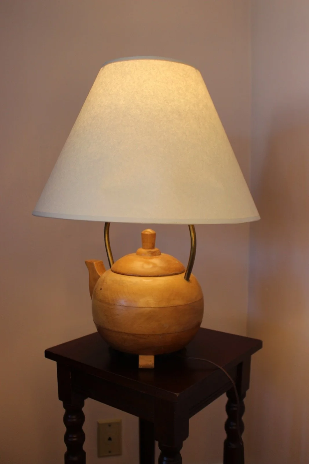 handmade Teapot lamp
