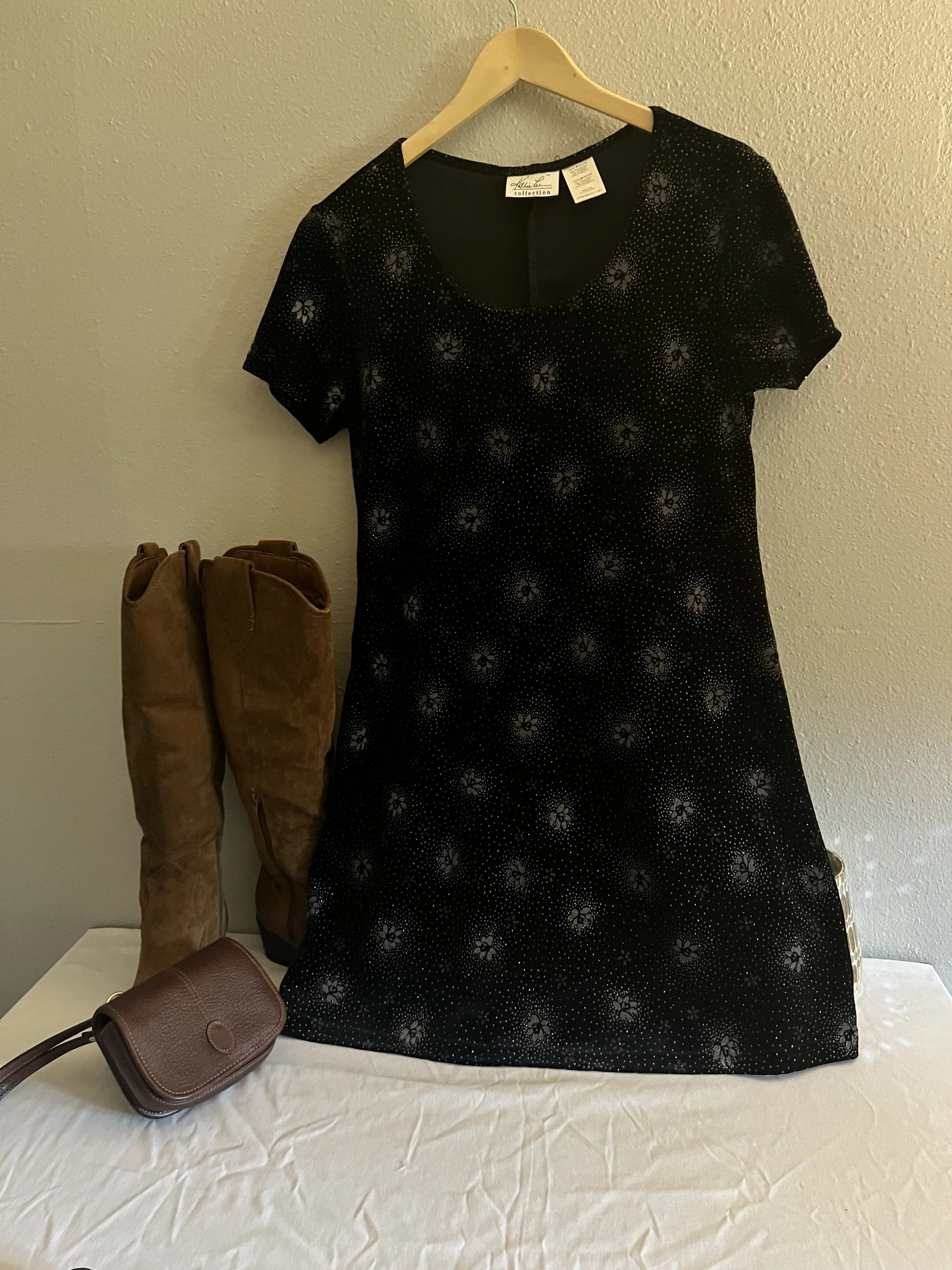 Vintage Y2K Witchcore Sparkly Dress  Size: Medium