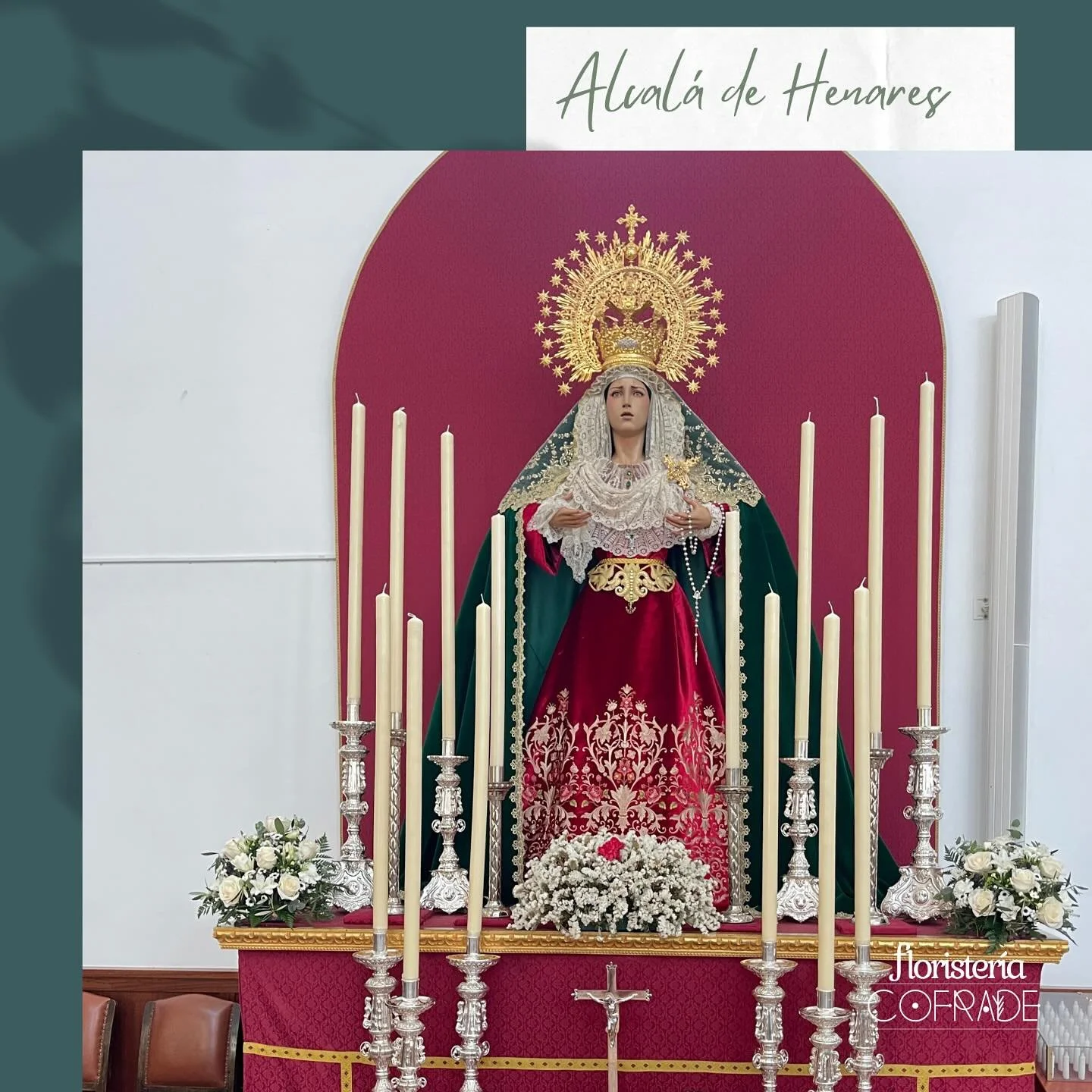 Mar&iacute;a Sant&iacute;sima de la Paz y la Esperanza. Triduo diciembre 2024. Alcal&aacute; de Henares.

#floristeriacofrade #cofrade #artecofrade #semanasanta #semanasanta2025 #cofradia #semanasantaalcaladehenares