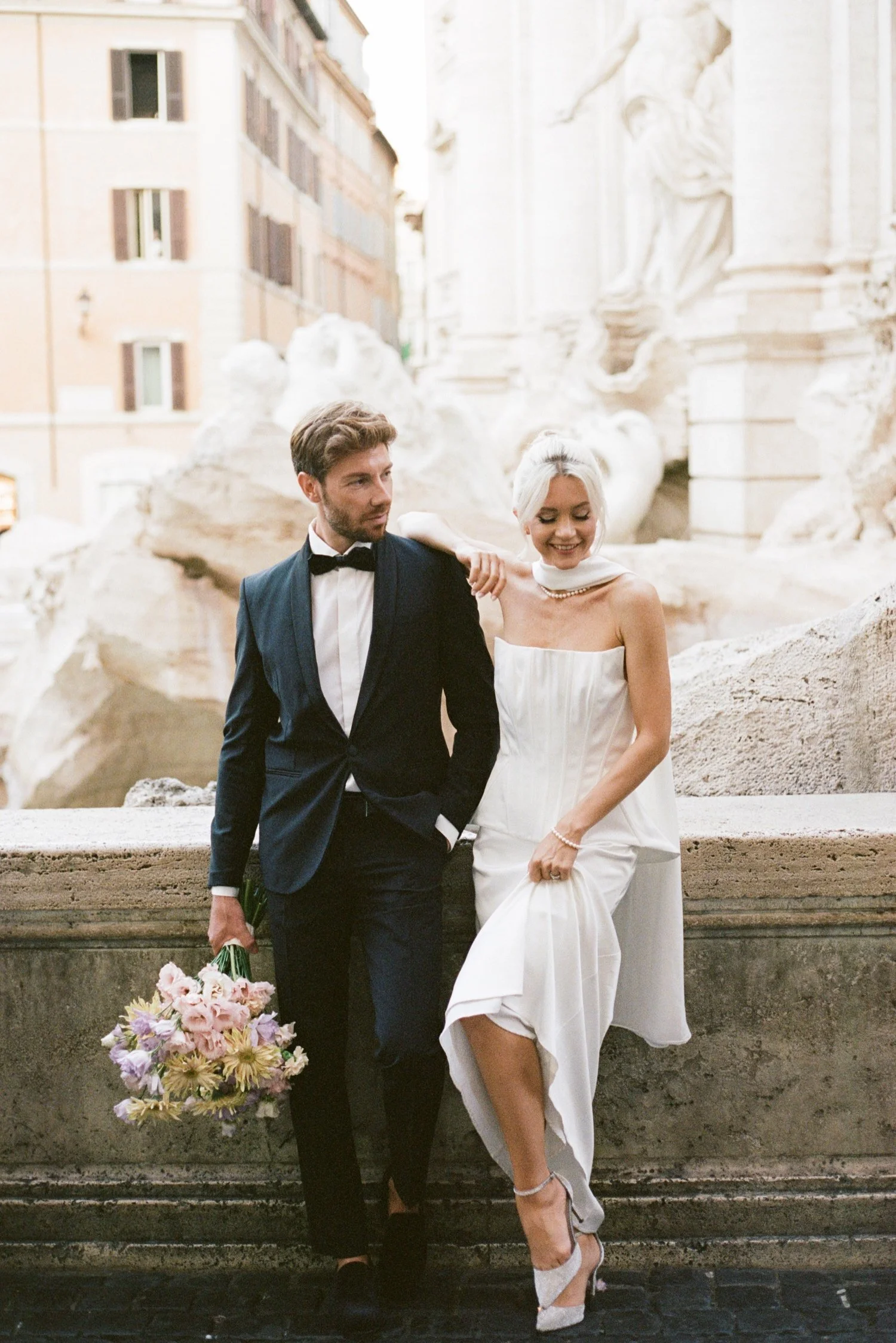 02_Film at Weddings, Rome Elopement, Trevi Fountain Wedding Photos, Rome Wedding Photographer, Hudson Valley Wedding Photographer, Catskills Wedding Photographer.jpg