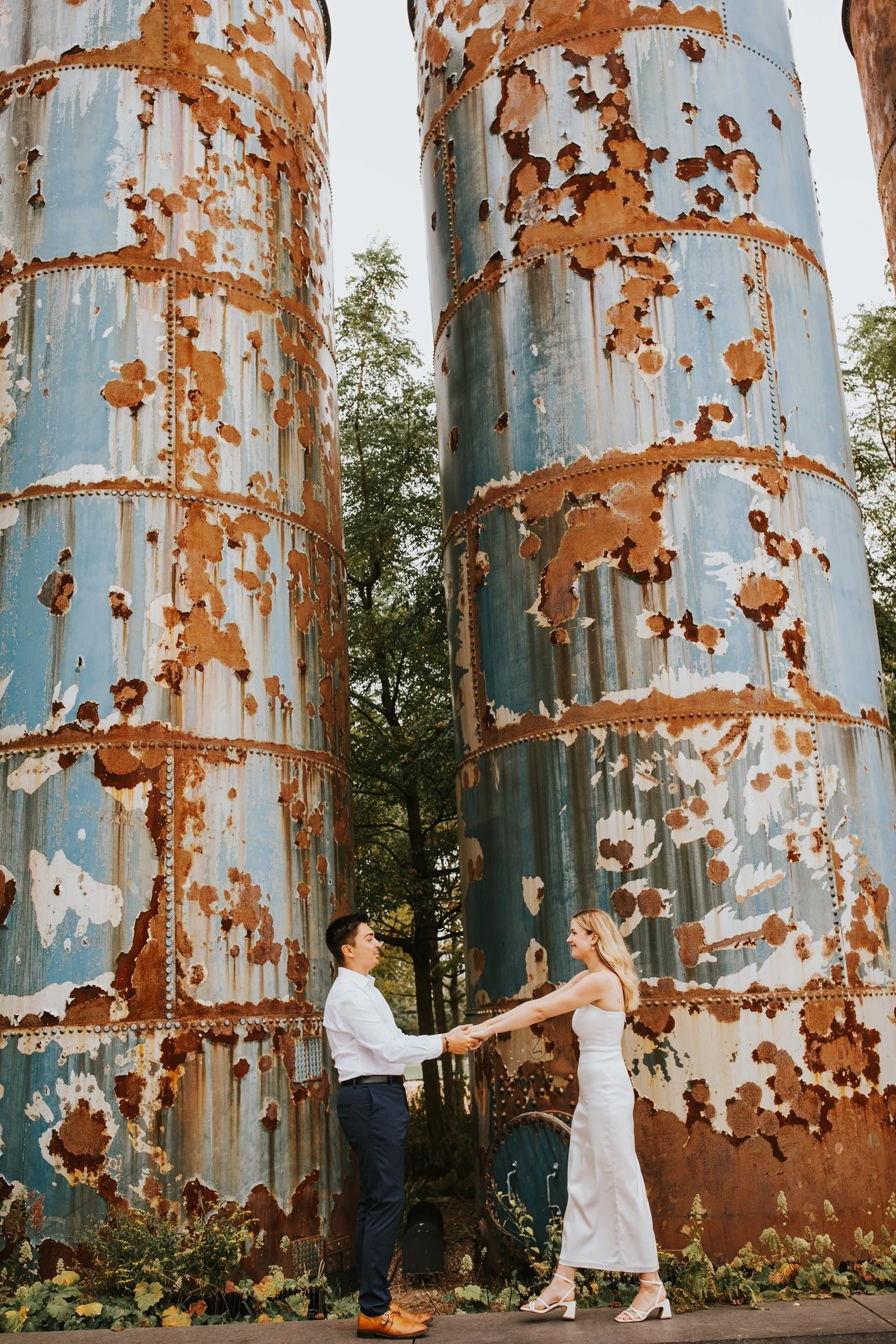 Hudson Valley Wedding Photographer, NYC Engagement Photos, Domino Park Engagement Photos, NYC Wedding Photographer, Catskills Wedding Photographer
