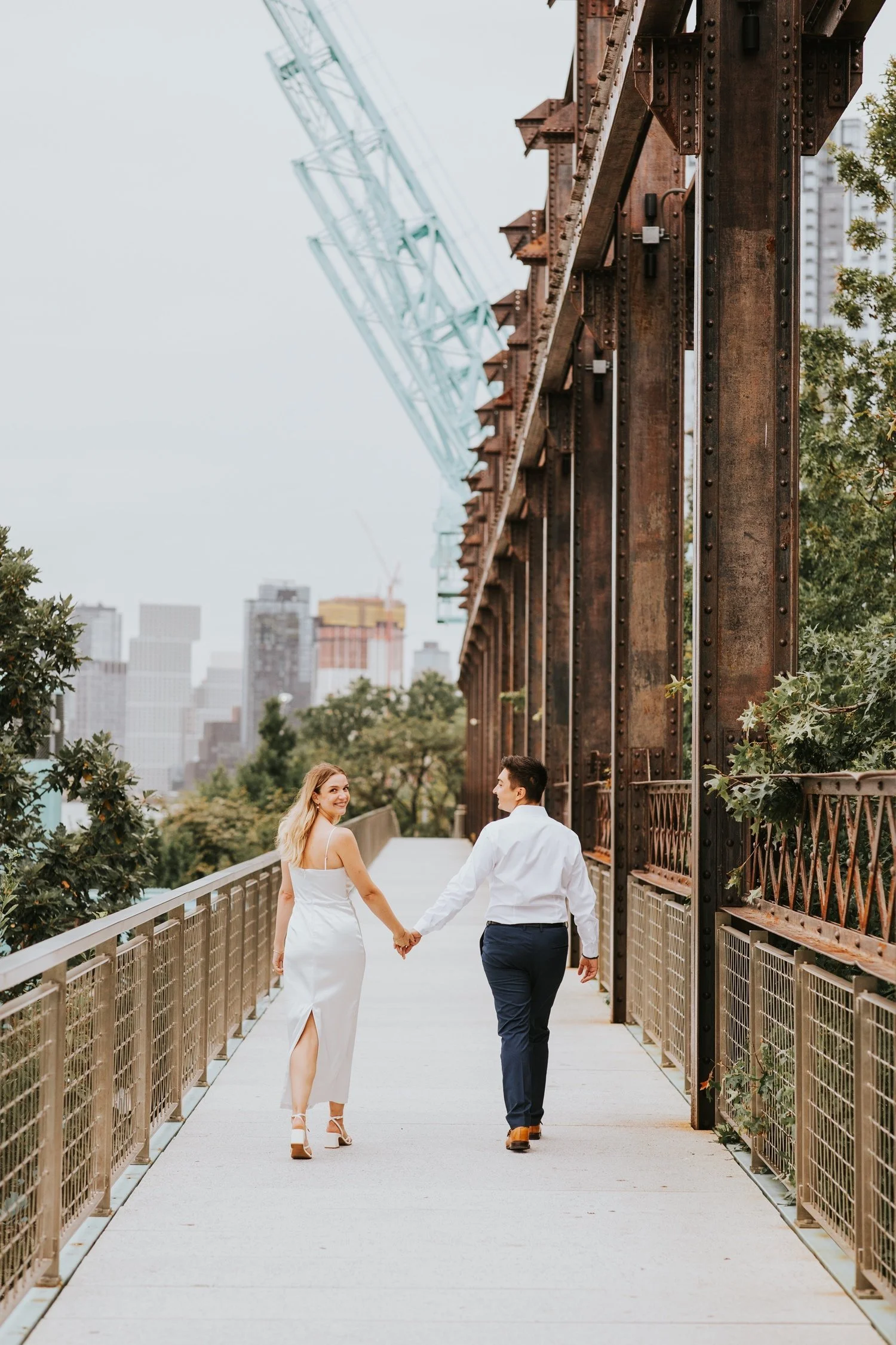 Hudson Valley Wedding Photographer, NYC Engagement Photos, Domino Park Engagement Photos, NYC Wedding Photographer, Catskills Wedding Photographer