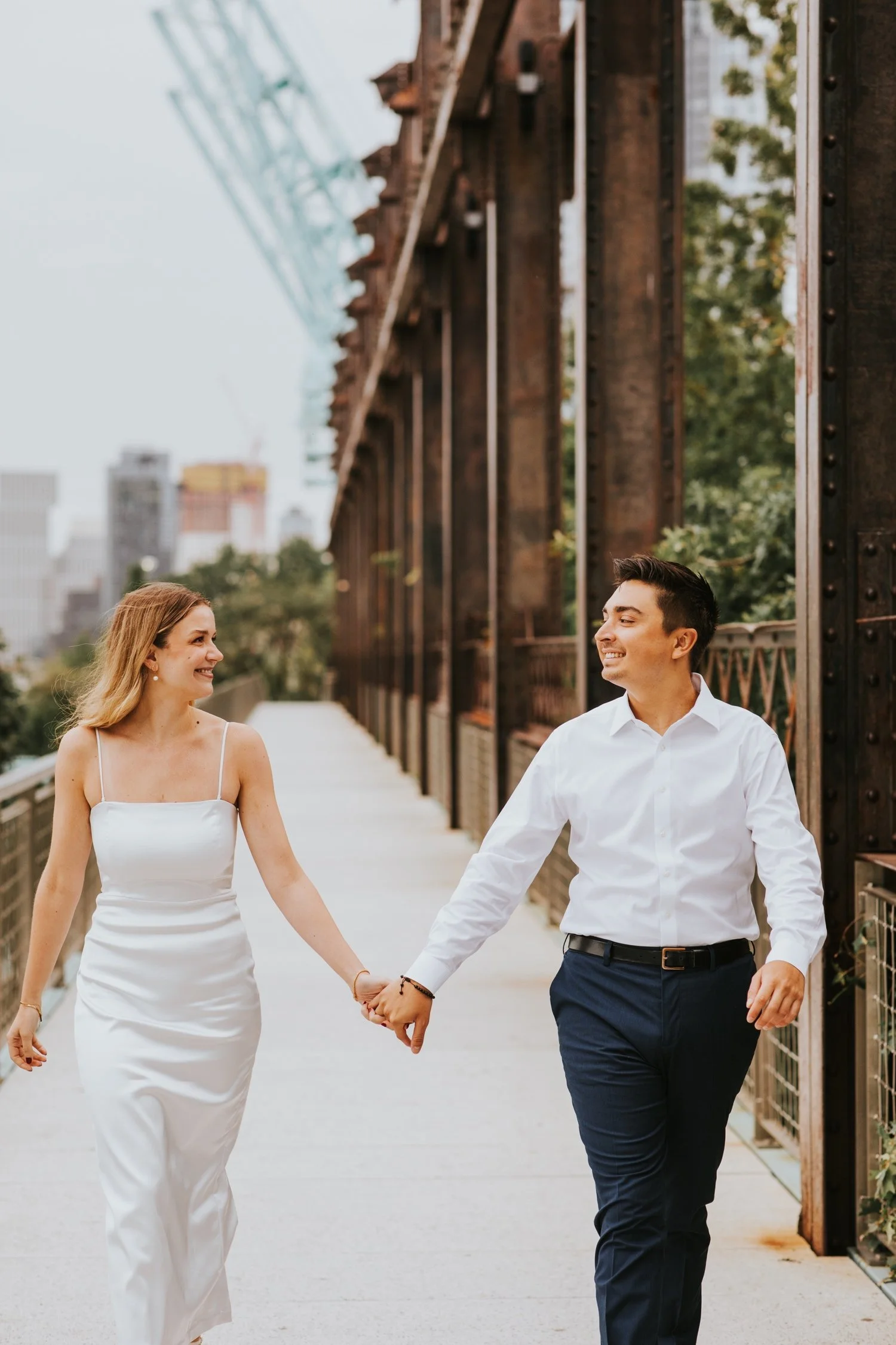 Hudson Valley Wedding Photographer, NYC Engagement Photos, Domino Park Engagement Photos, NYC Wedding Photographer, Catskills Wedding Photographer