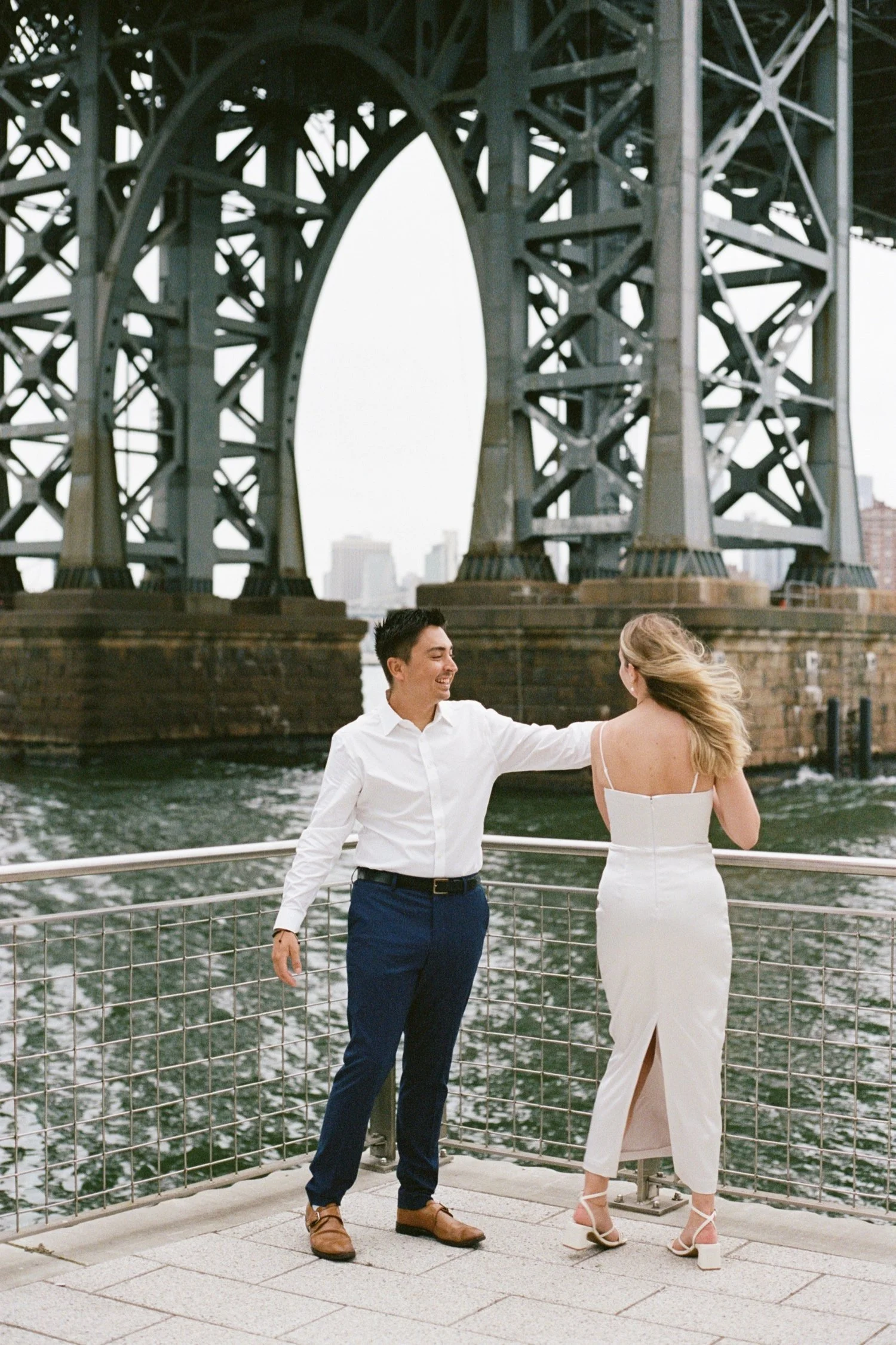 Hudson Valley Wedding Photographer, NYC Engagement Photos, Domino Park Engagement Photos, NYC Wedding Photographer, Catskills Wedding Photographer