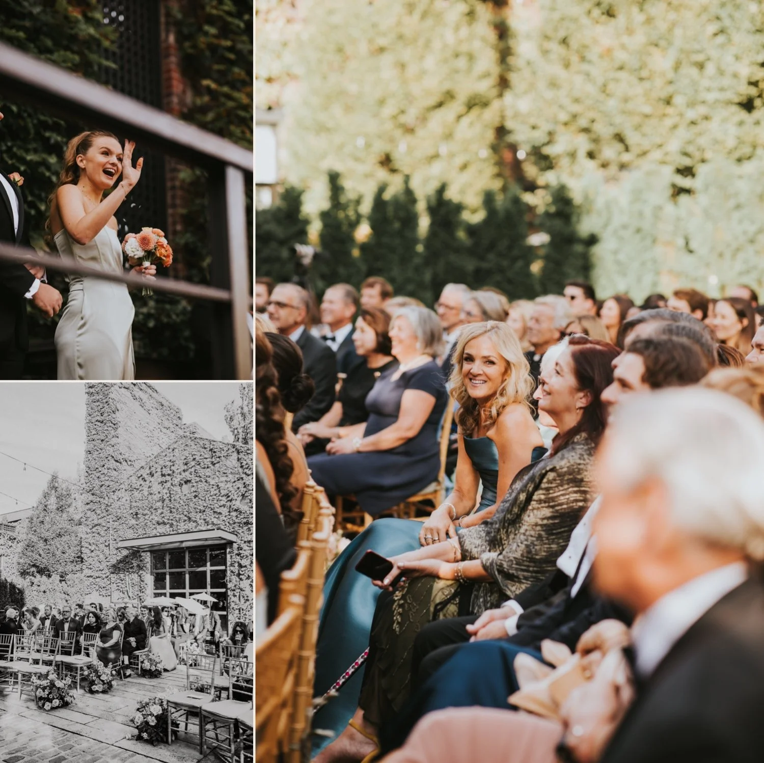 Hudson Valley Wedding Photographer, The Foundry LIC Wedding, The Foundry Wedding, Wedding Ceremony Florals, Wedding Ceremony