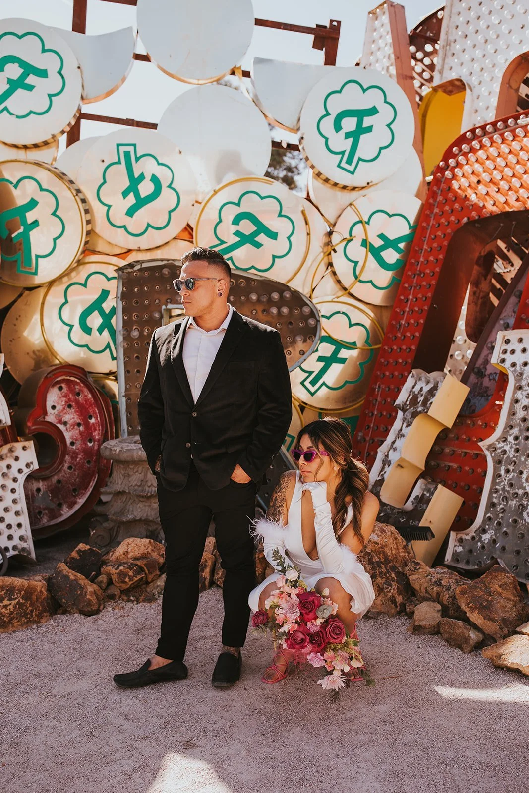 Hudson Valley Wedding Photographer, Las Vegas Elopement, Las Vegas Wedding, The Neon Museum, Catskills Wedding Photographer