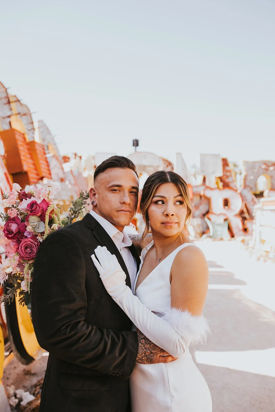Hudson Valley Wedding Photographer, Las Vegas Elopement, Las Vegas Wedding, The Neon Museum, Catskills Wedding Photographer