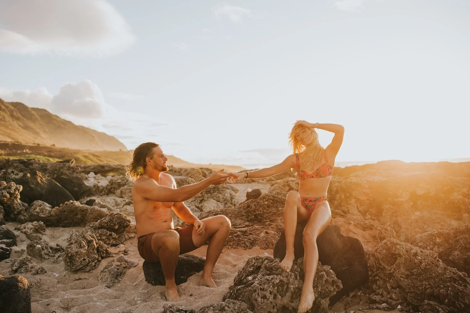 Hudson Valley Wedding Photographer, Kaena Point, Oahu Couples Session, Oahu Engagement Photographer, Oahu Engagement Photos, Oahu Wedding Photographer
