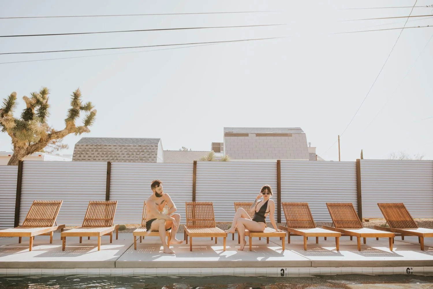 Joshua Tree Engagement, Hudson Valley Wedding Photographer, Poolside Engagement, Joshua Tree Wedding Photographer