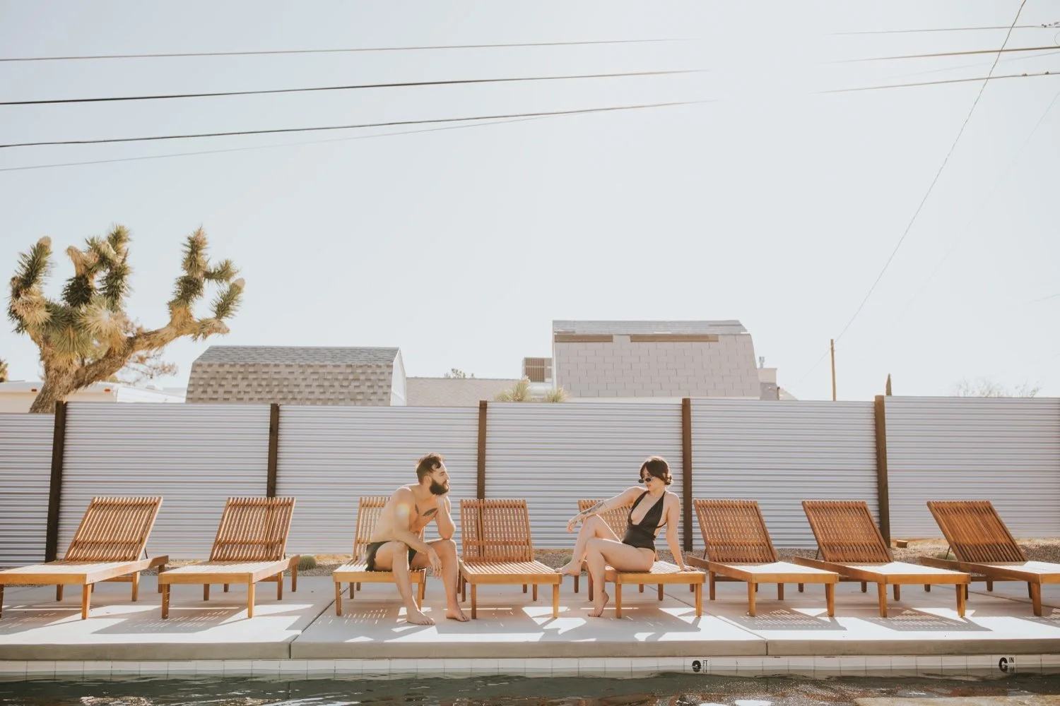 Joshua Tree Engagement, Hudson Valley Wedding Photographer, Poolside Engagement, Joshua Tree Wedding Photographer