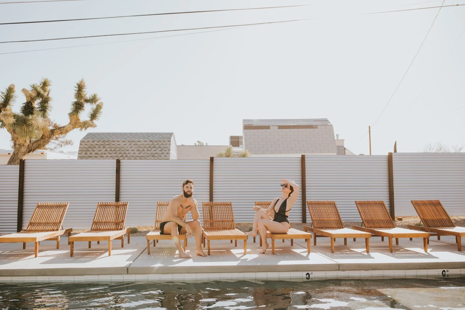 Joshua Tree Engagement, Hudson Valley Wedding Photographer, Poolside Engagement, Joshua Tree Wedding Photographer