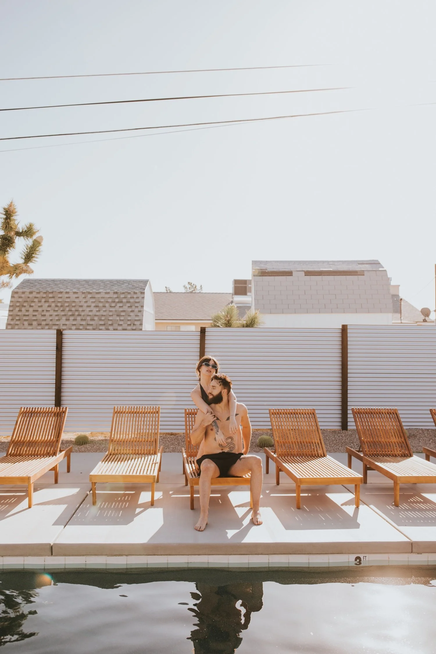 Joshua Tree Engagement, Hudson Valley Wedding Photographer, Poolside Engagement, Joshua Tree Wedding Photographer