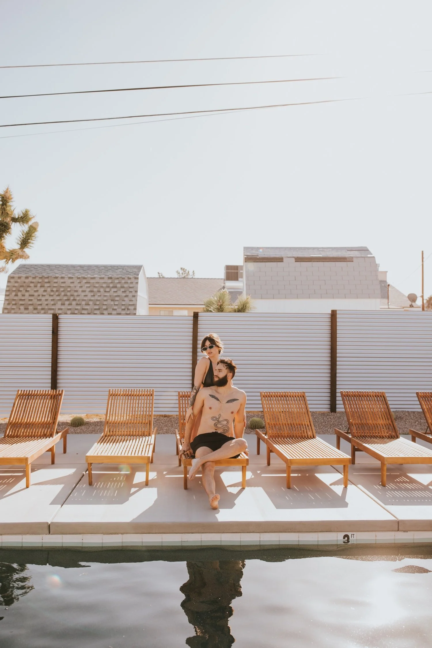 Joshua Tree Engagement, Hudson Valley Wedding Photographer, Poolside Engagement, Joshua Tree Wedding Photographer