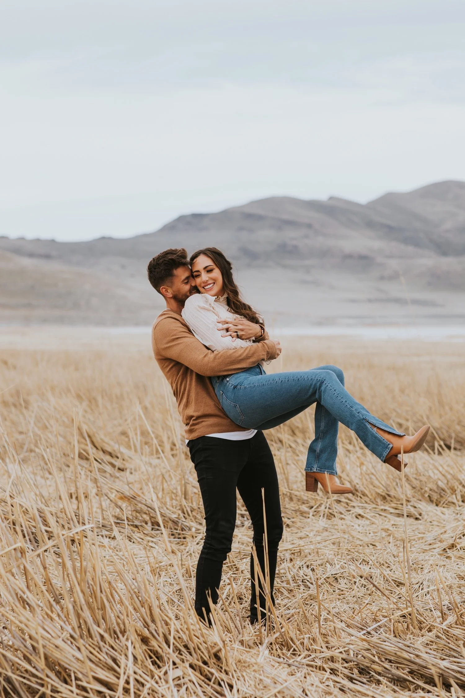 antelope island, antelope island engagement photos, utah wedding photographer, hudson valley wedding photographer, utah wedding