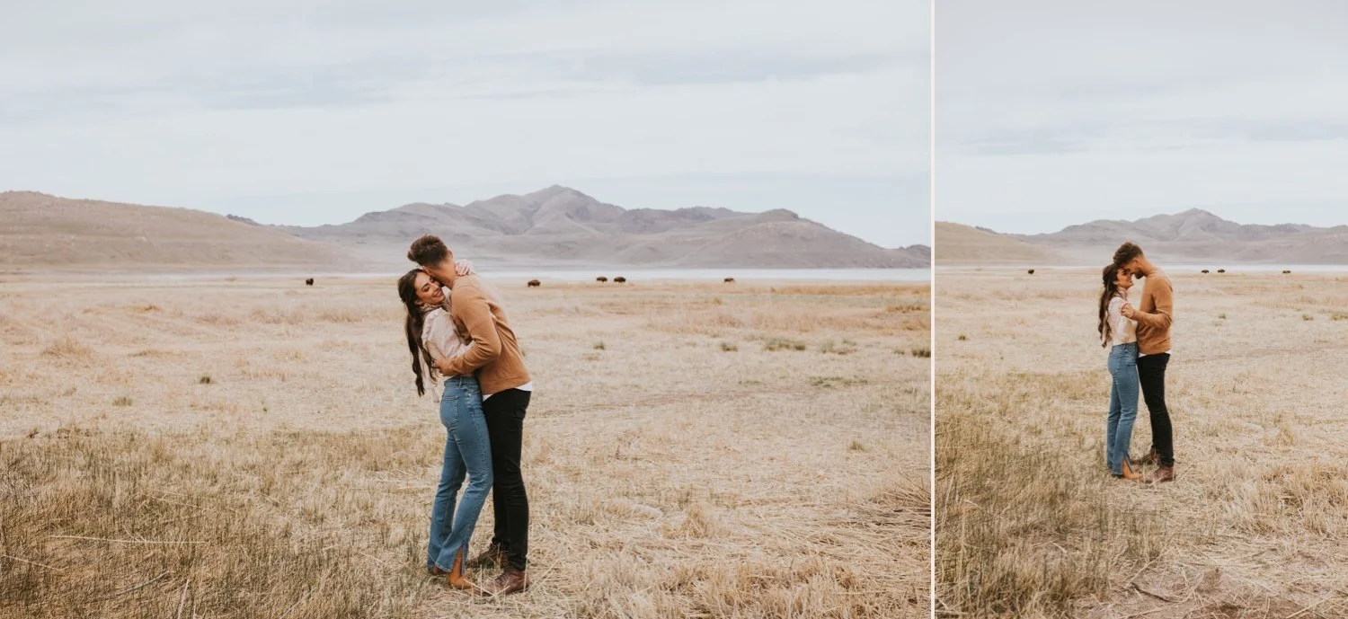 antelope island, antelope island engagement photos, utah wedding photographer, hudson valley wedding photographer, utah wedding