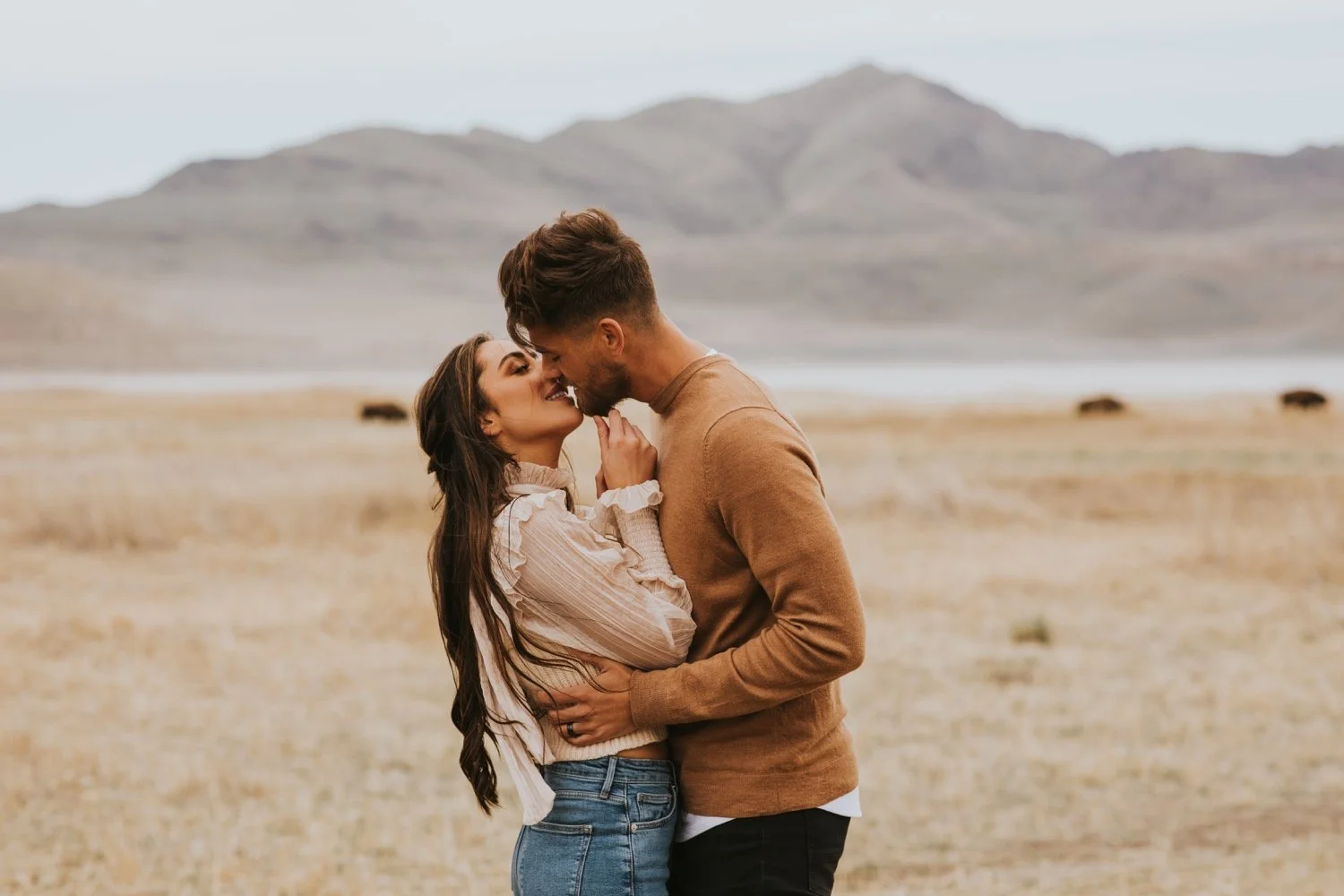 antelope island, antelope island engagement photos, utah wedding photographer, hudson valley wedding photographer, utah wedding