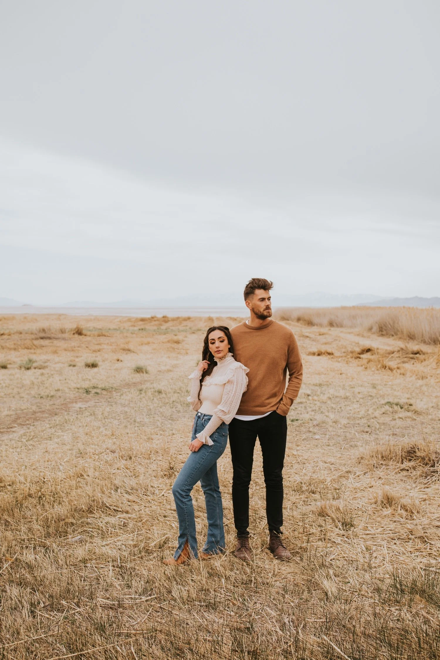 antelope island, antelope island engagement photos, utah wedding photographer, hudson valley wedding photographer, utah wedding