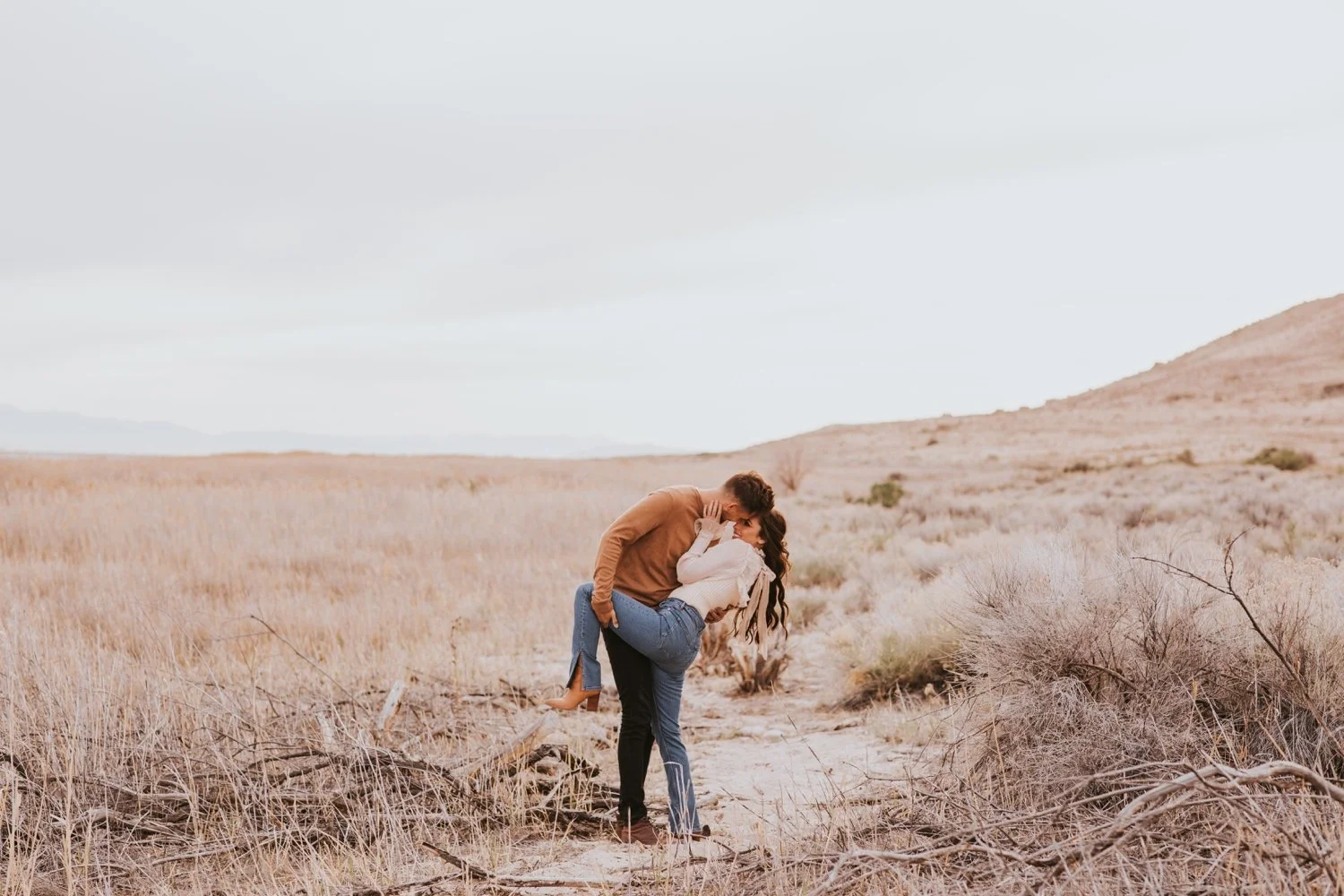 antelope island, antelope island engagement photos, utah wedding photographer, hudson valley wedding photographer, utah wedding