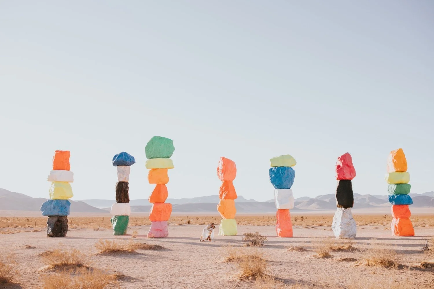 Seven Magic Mountains, Seven Magic Mountains Elopement, Las Vegas Elopement, Las Vegas Wedding, Hudson Valley Wedding Photographer