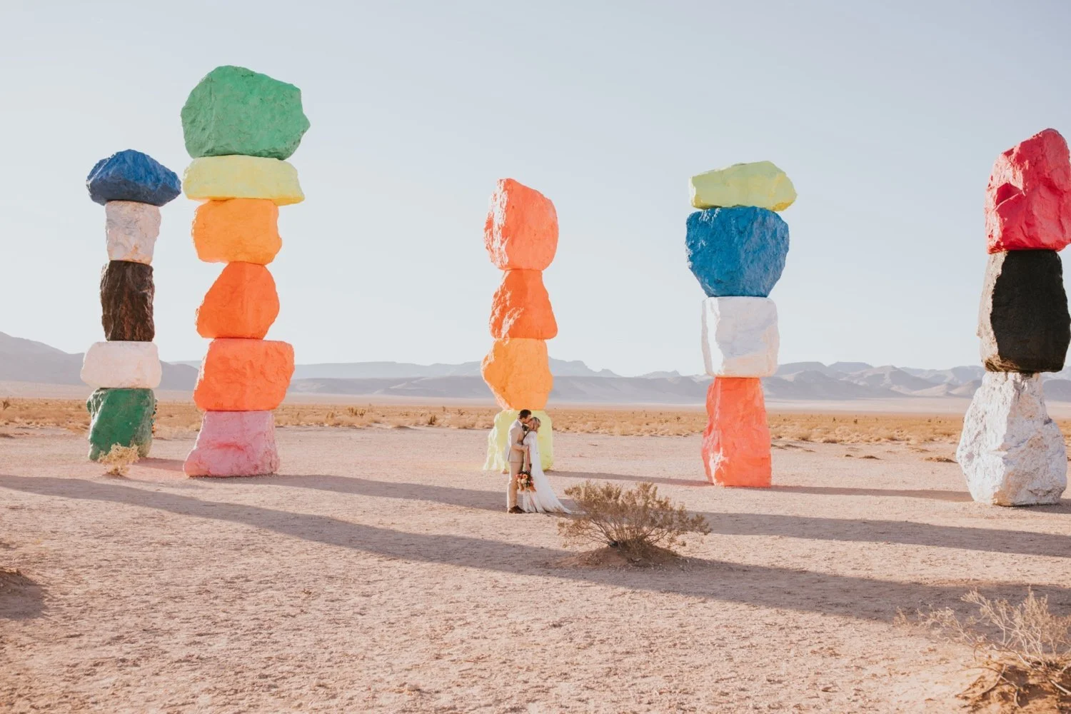 Seven Magic Mountains, Seven Magic Mountains Elopement, Las Vegas Elopement, Las Vegas Wedding, Hudson Valley Wedding Photographer