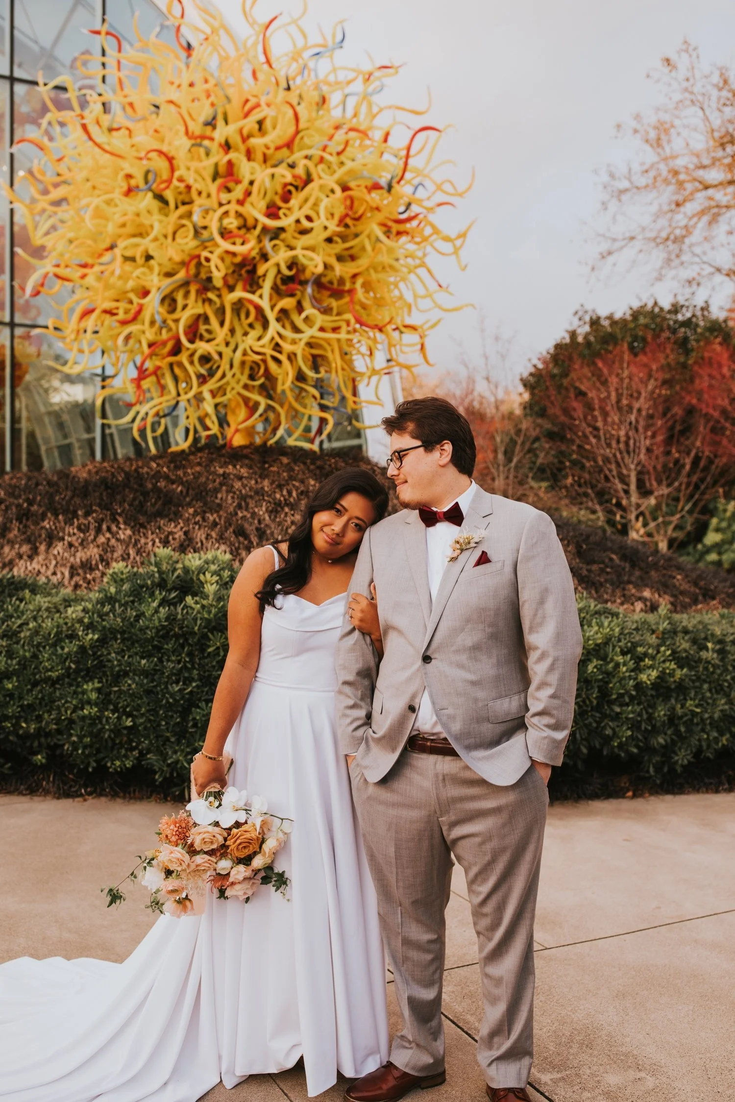 Chihuly Garden and Glass, Hudson Valley Wedding Photographer, Seattle Wedding, Chihuly Wedding, Chihuly Garden and Glass Wedding, Washington Wedding