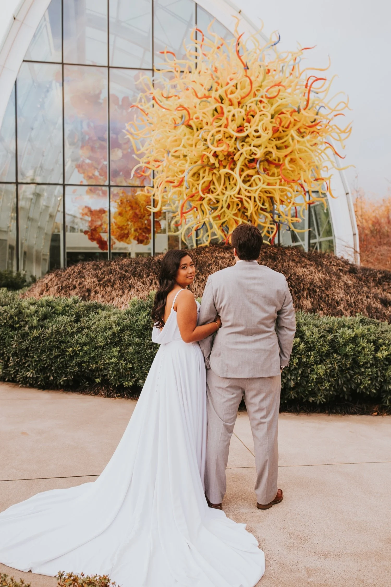 Chihuly Garden and Glass, Hudson Valley Wedding Photographer, Seattle Wedding, Chihuly Wedding, Chihuly Garden and Glass Wedding, Washington Wedding