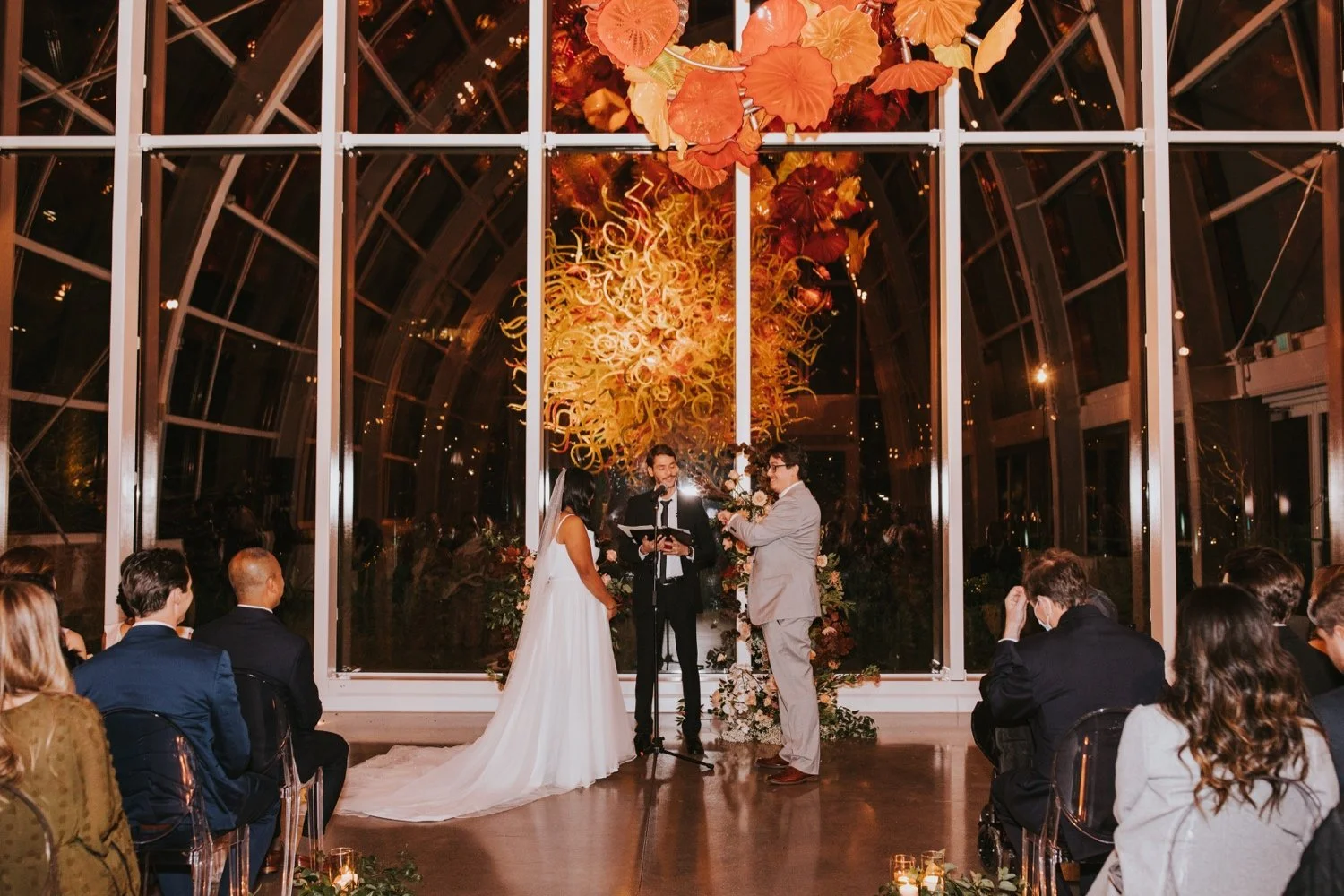 Chihuly Garden and Glass, Hudson Valley Wedding Photographer, Seattle Wedding, Chihuly Wedding, Chihuly Garden and Glass Wedding, Washington Wedding