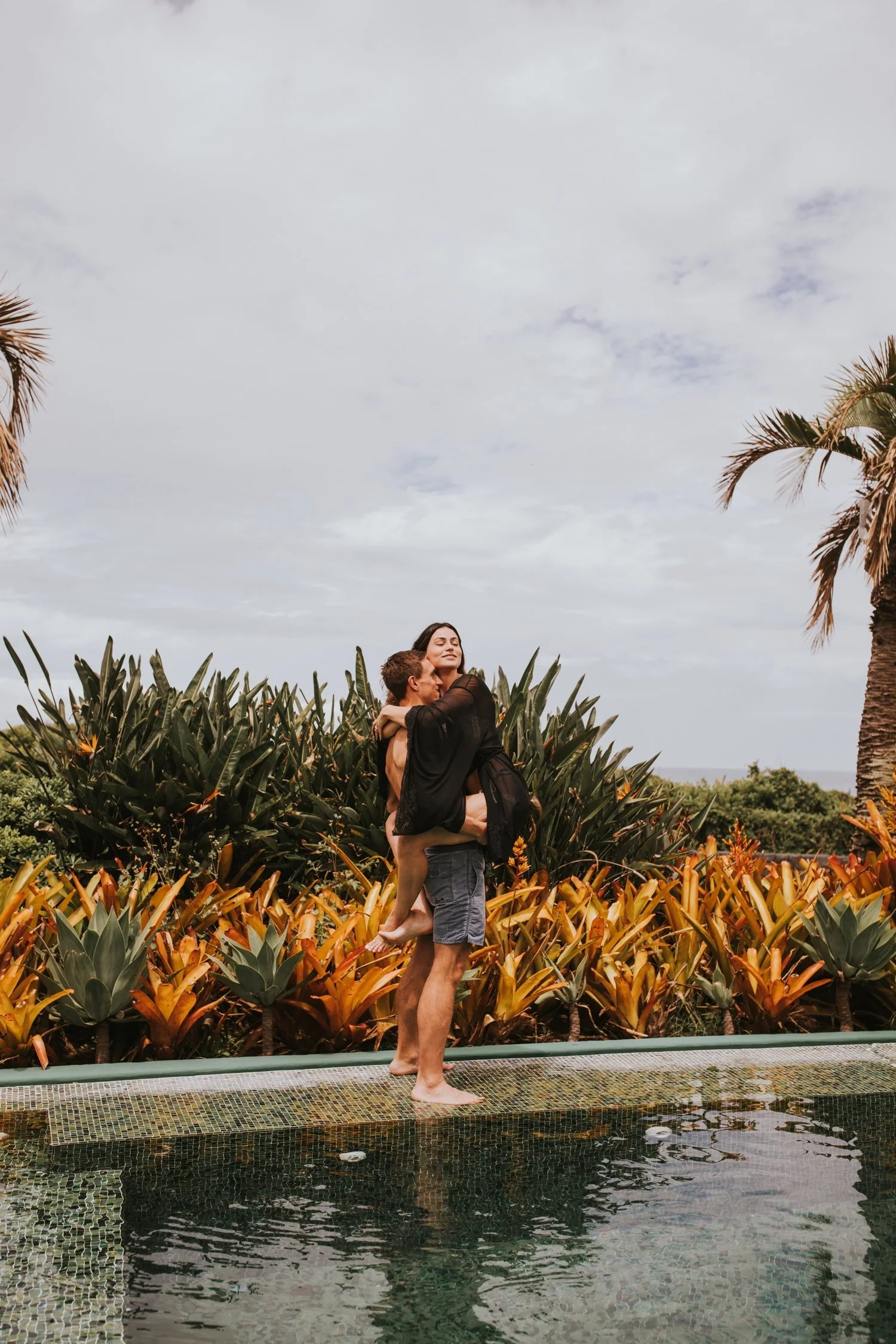 Brazil Wedding, Destination Wedding Photographer, Hudson Valley Wedding Photographer, Poolside engagement photos
