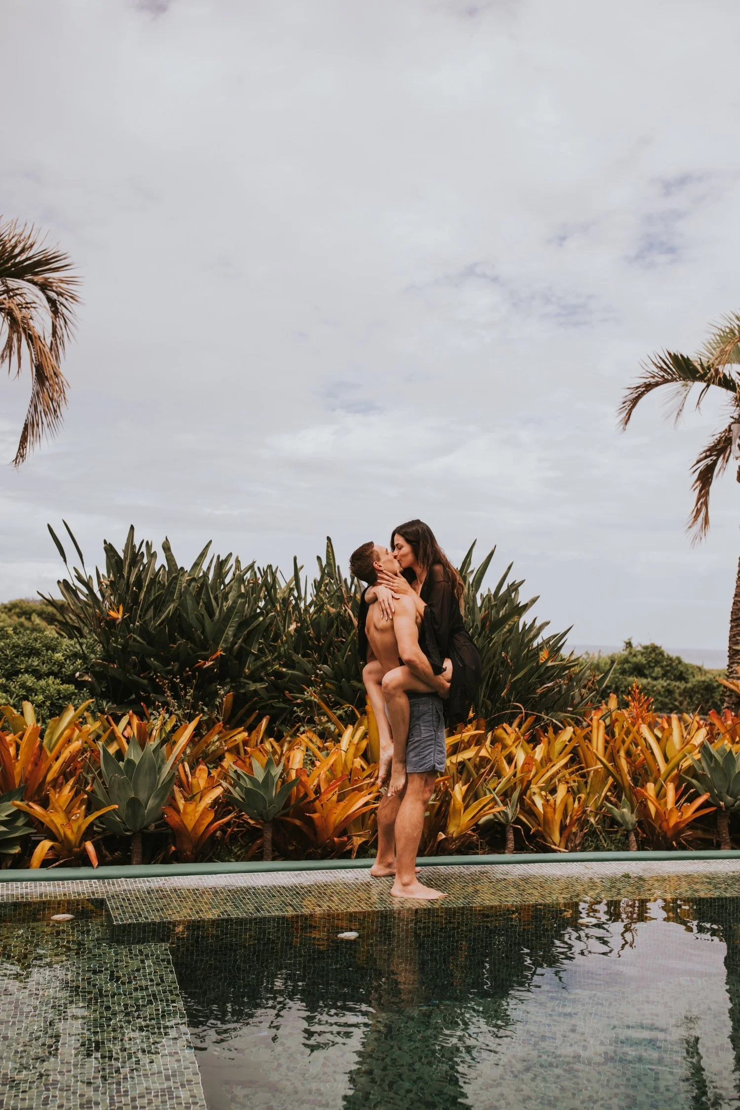 Brazil Wedding, Destination Wedding Photographer, Hudson Valley Wedding Photographer, Poolside engagement photos