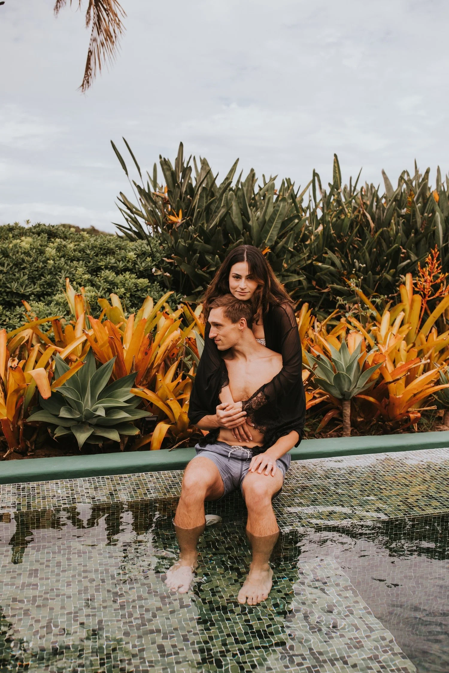 Brazil Wedding, Destination Wedding Photographer, Hudson Valley Wedding Photographer, Poolside engagement photos