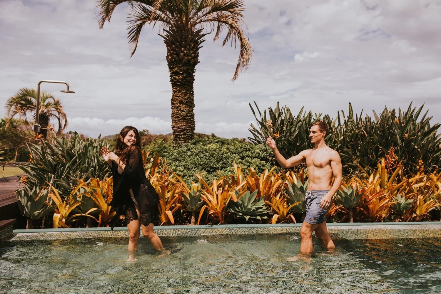 Brazil Wedding, Destination Wedding Photographer, Hudson Valley Wedding Photographer, Poolside engagement photos