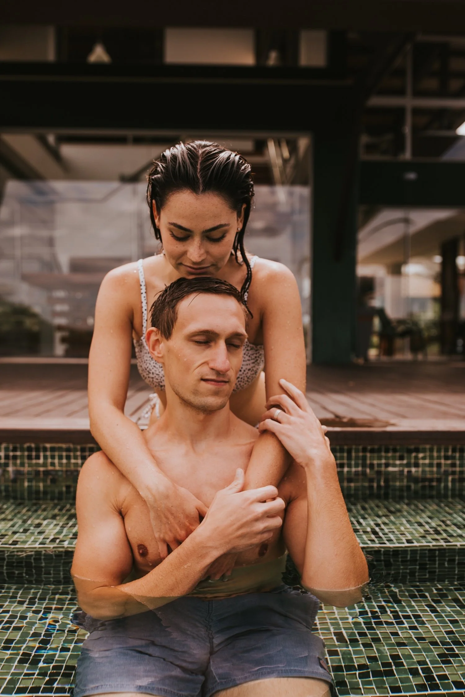 Brazil Wedding, Destination Wedding Photographer, Hudson Valley Wedding Photographer, Poolside engagement photos
