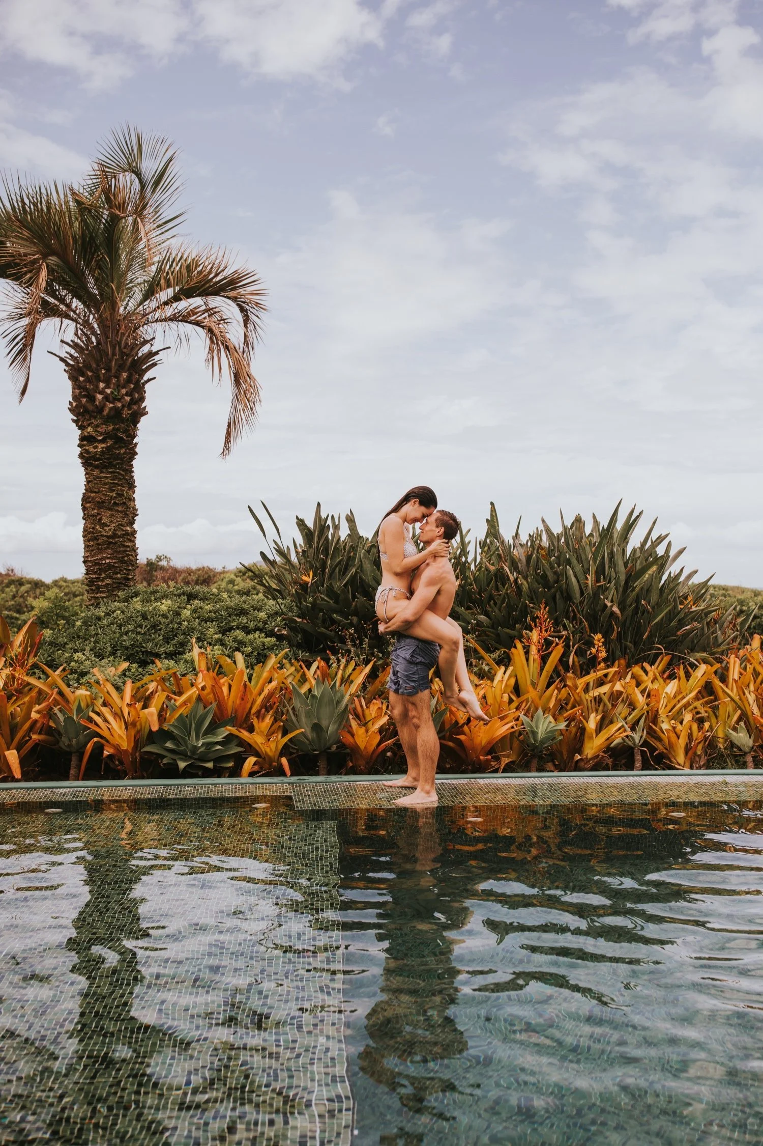 Brazil Wedding, Destination Wedding Photographer, Hudson Valley Wedding Photographer, Poolside engagement photos