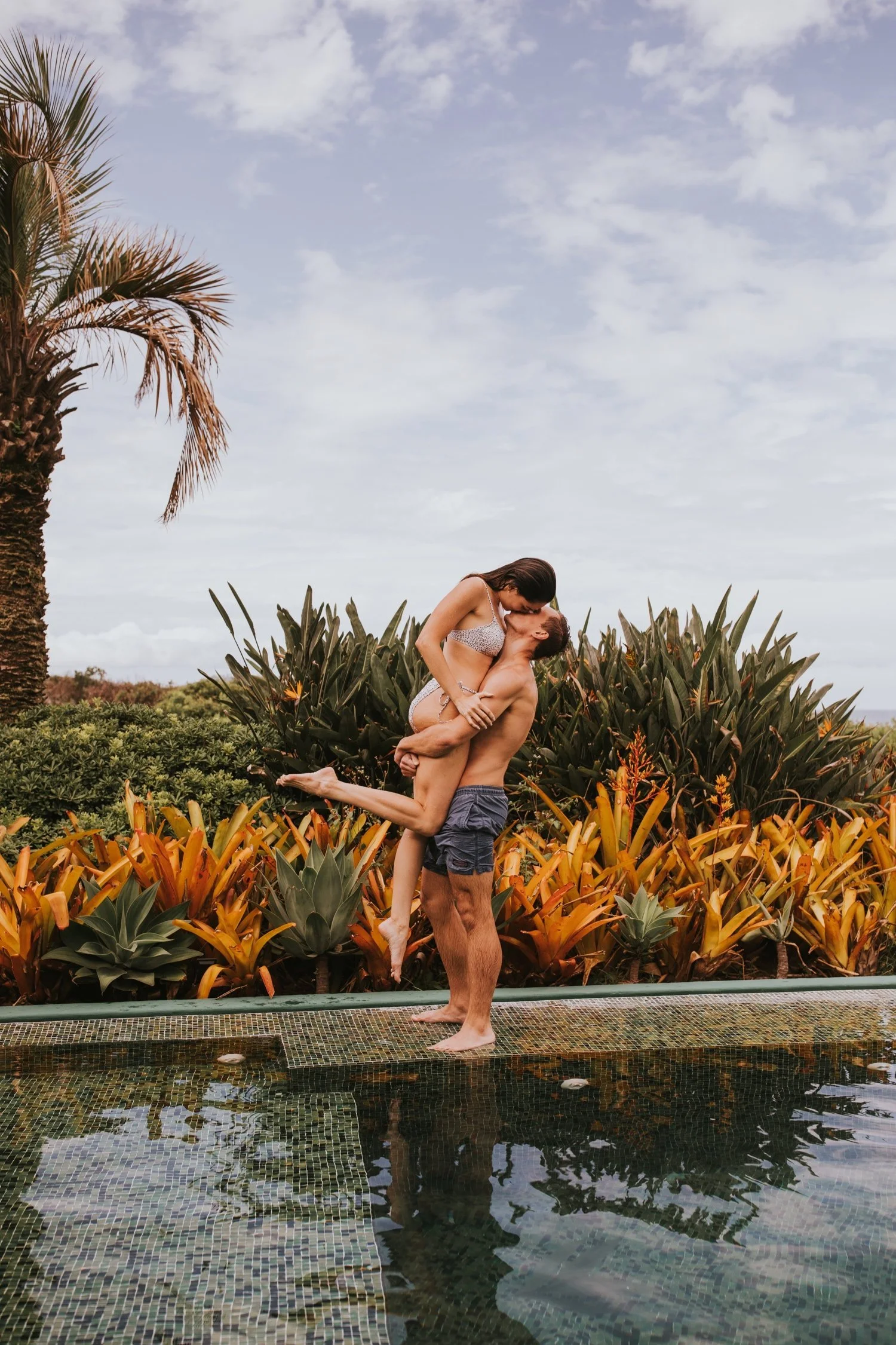 Brazil Wedding, Destination Wedding Photographer, Hudson Valley Wedding Photographer, Poolside engagement photos