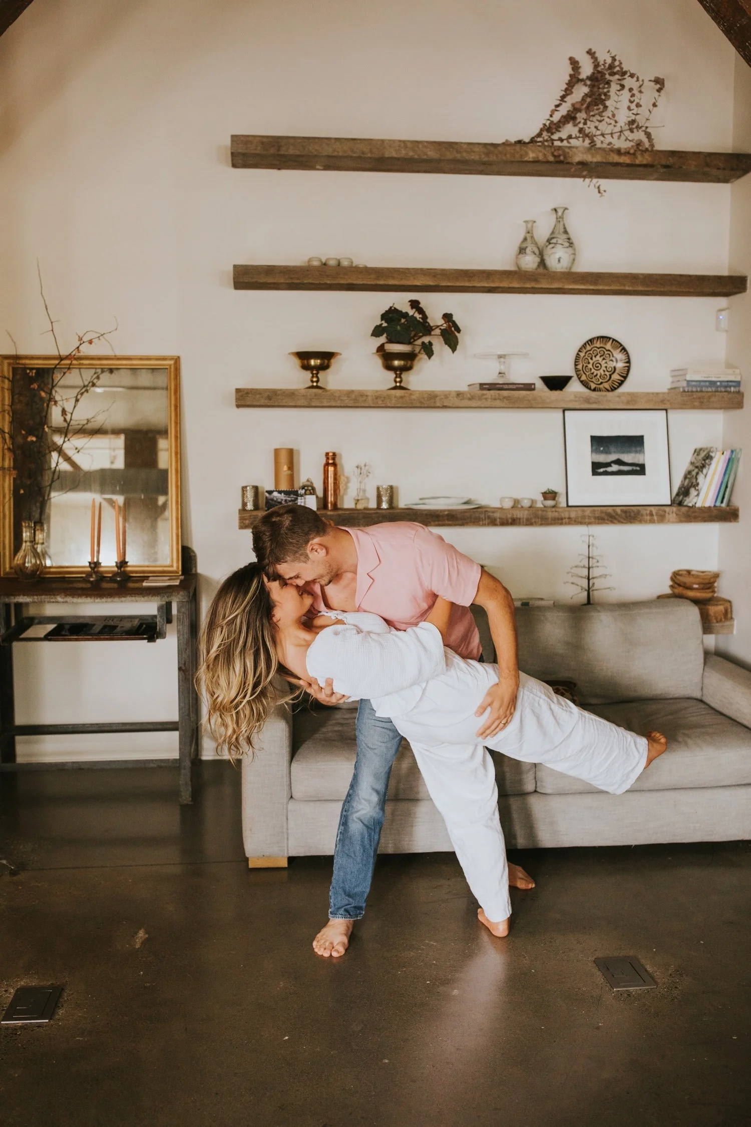 Hudson Valley Wedding Photographer, Kingston Wedding Photographer, Kingston Engagement Session, Indoor Couples Session, Hudson Valley Engagement Session, New York Engagement Photos