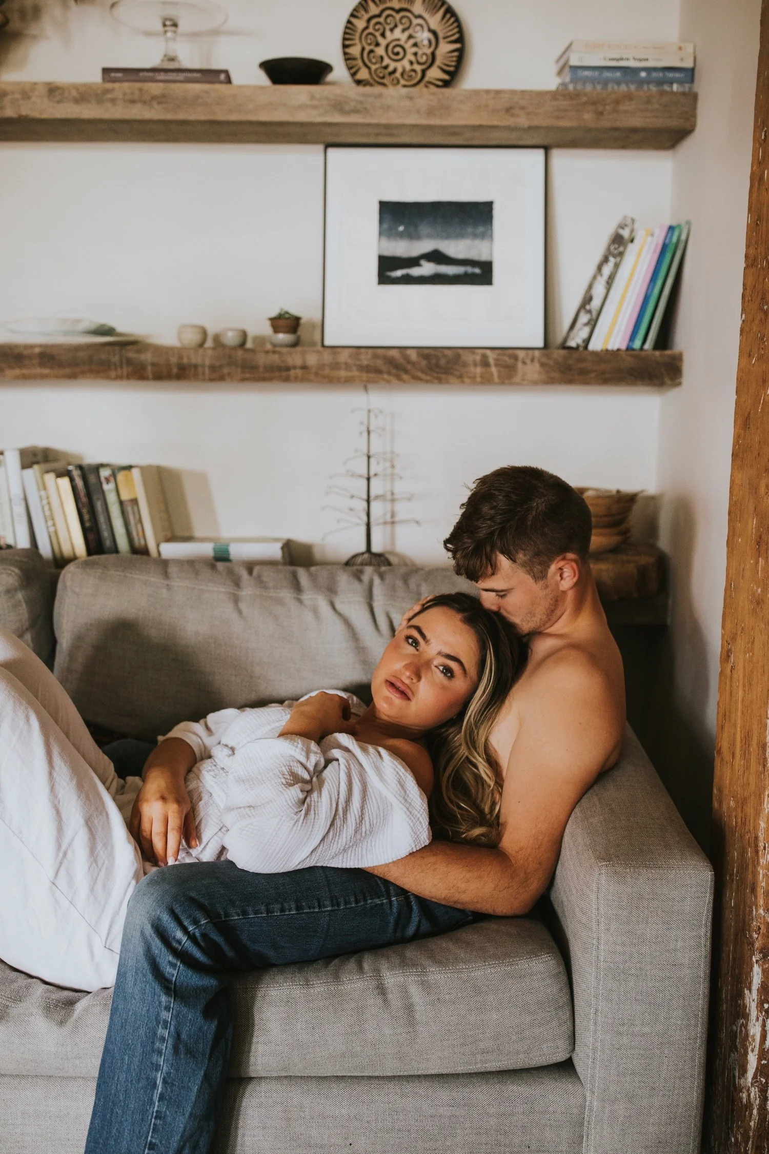 Hudson Valley Wedding Photographer, Kingston Wedding Photographer, Kingston Engagement Session, Indoor Couples Session, Hudson Valley Engagement Session, New York Engagement Photos