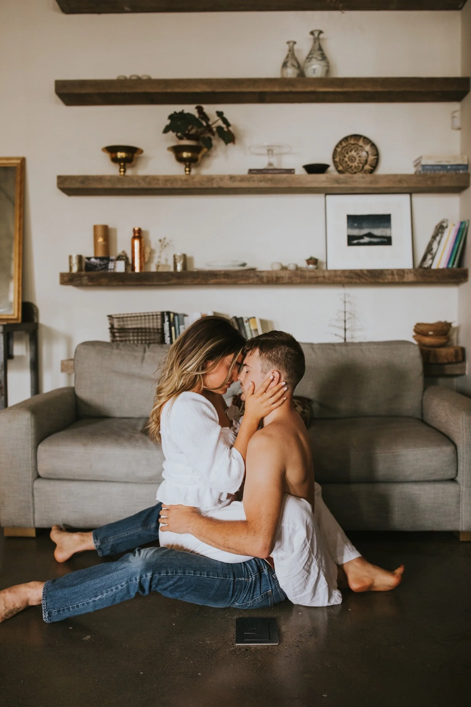 Hudson Valley Wedding Photographer, Kingston Wedding Photographer, Kingston Engagement Session, Indoor Couples Session, Hudson Valley Engagement Session, New York Engagement Photos