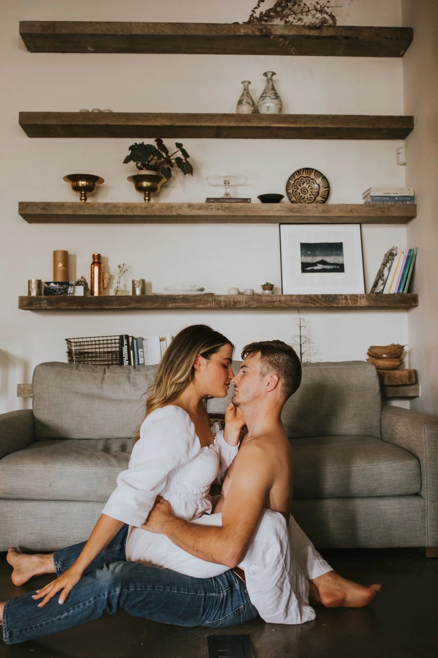 Hudson Valley Wedding Photographer, Kingston Wedding Photographer, Kingston Engagement Session, Indoor Couples Session, Hudson Valley Engagement Session, New York Engagement Photos