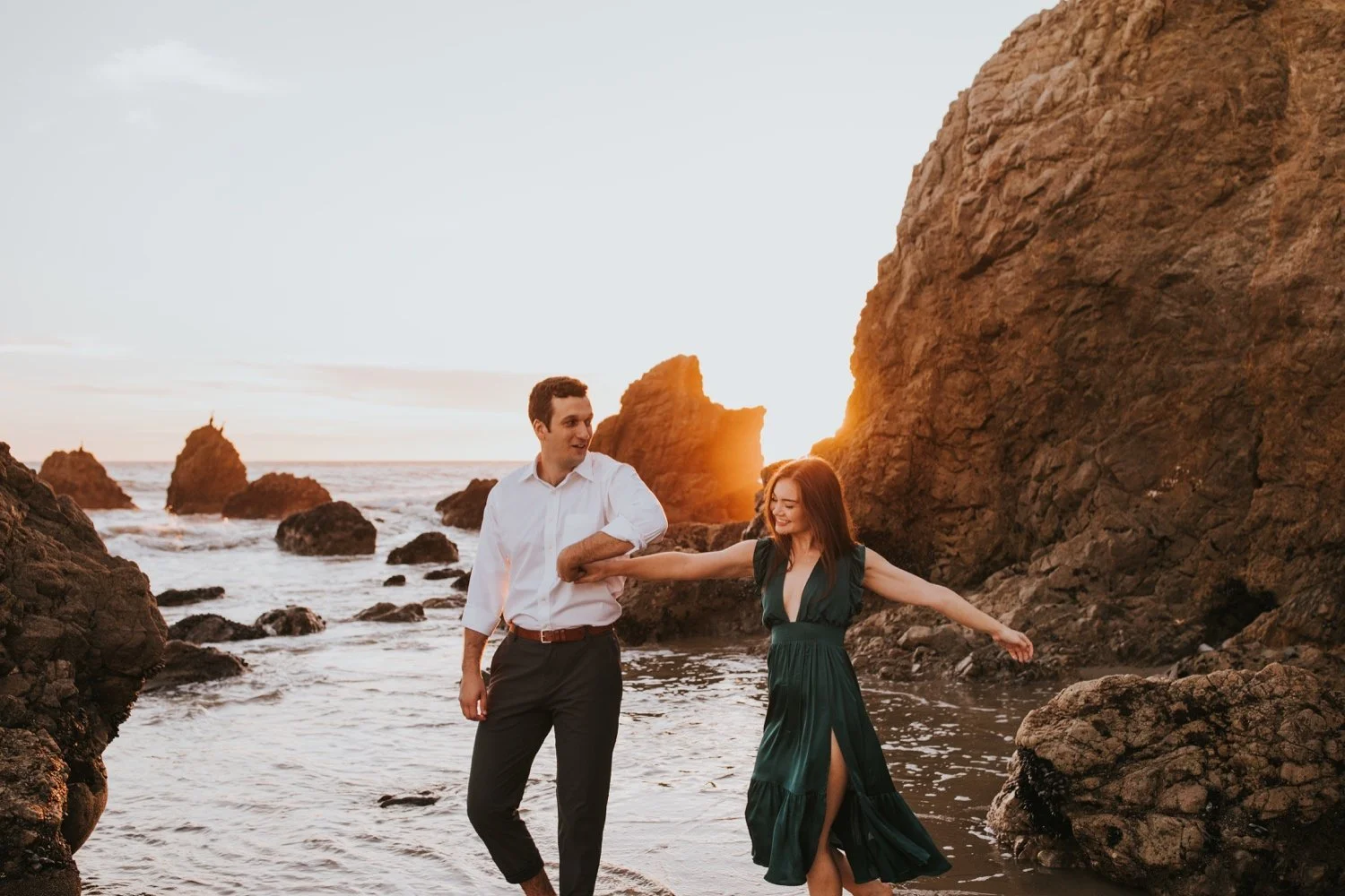 malibu engagement session, hudson valley wedding photographer, california engagement session, malibu wedding photographer