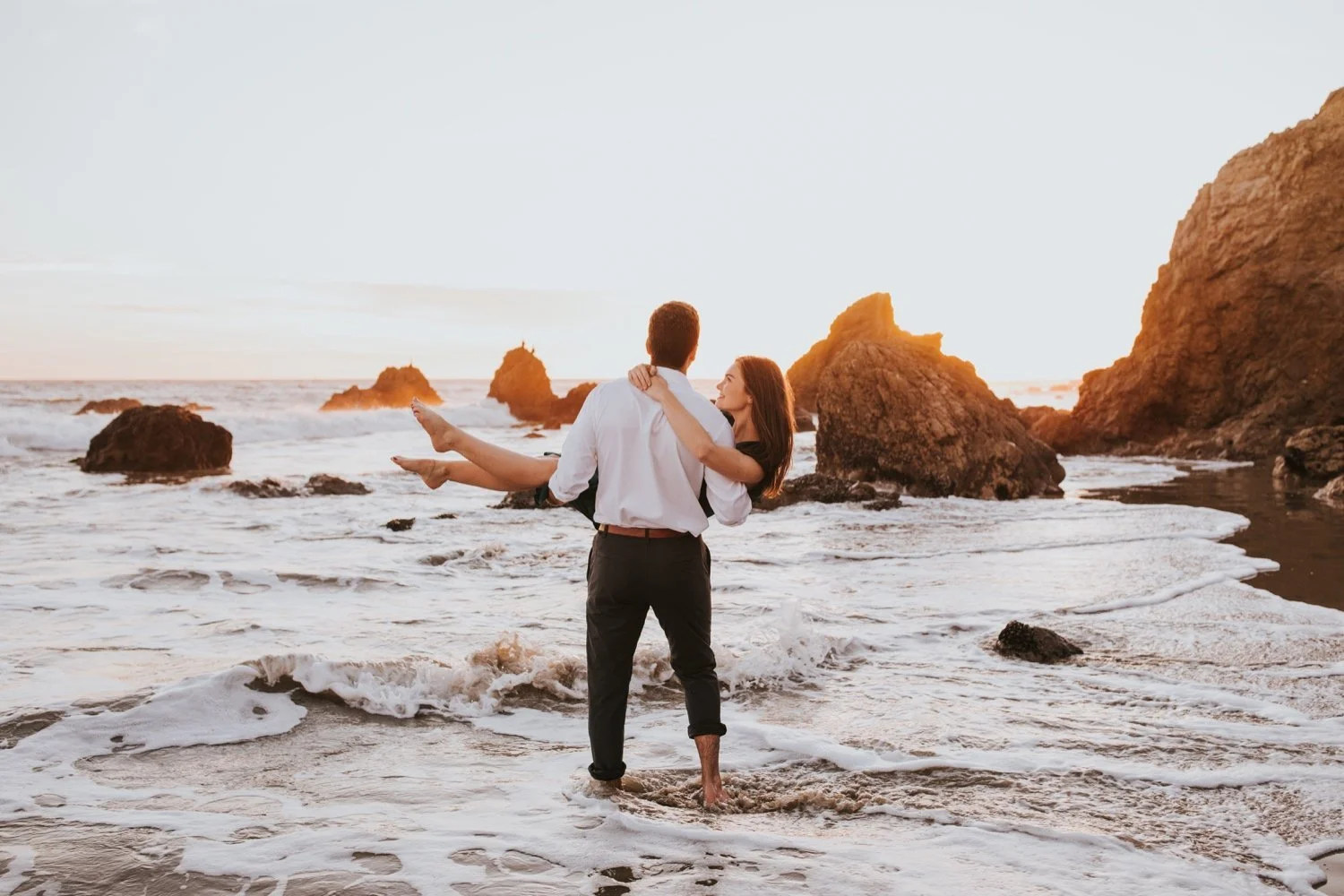 malibu engagement session, hudson valley wedding photographer, california engagement session, malibu wedding photographer
