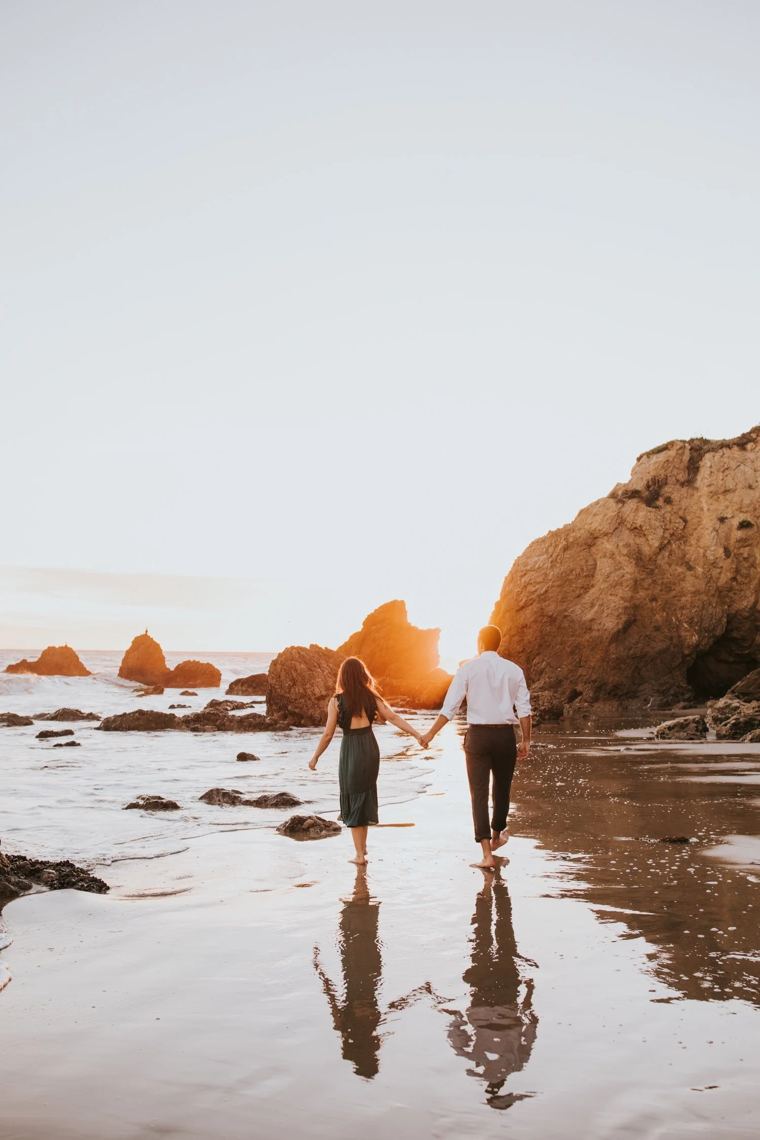 malibu engagement session, hudson valley wedding photographer, california engagement session, malibu wedding photographer