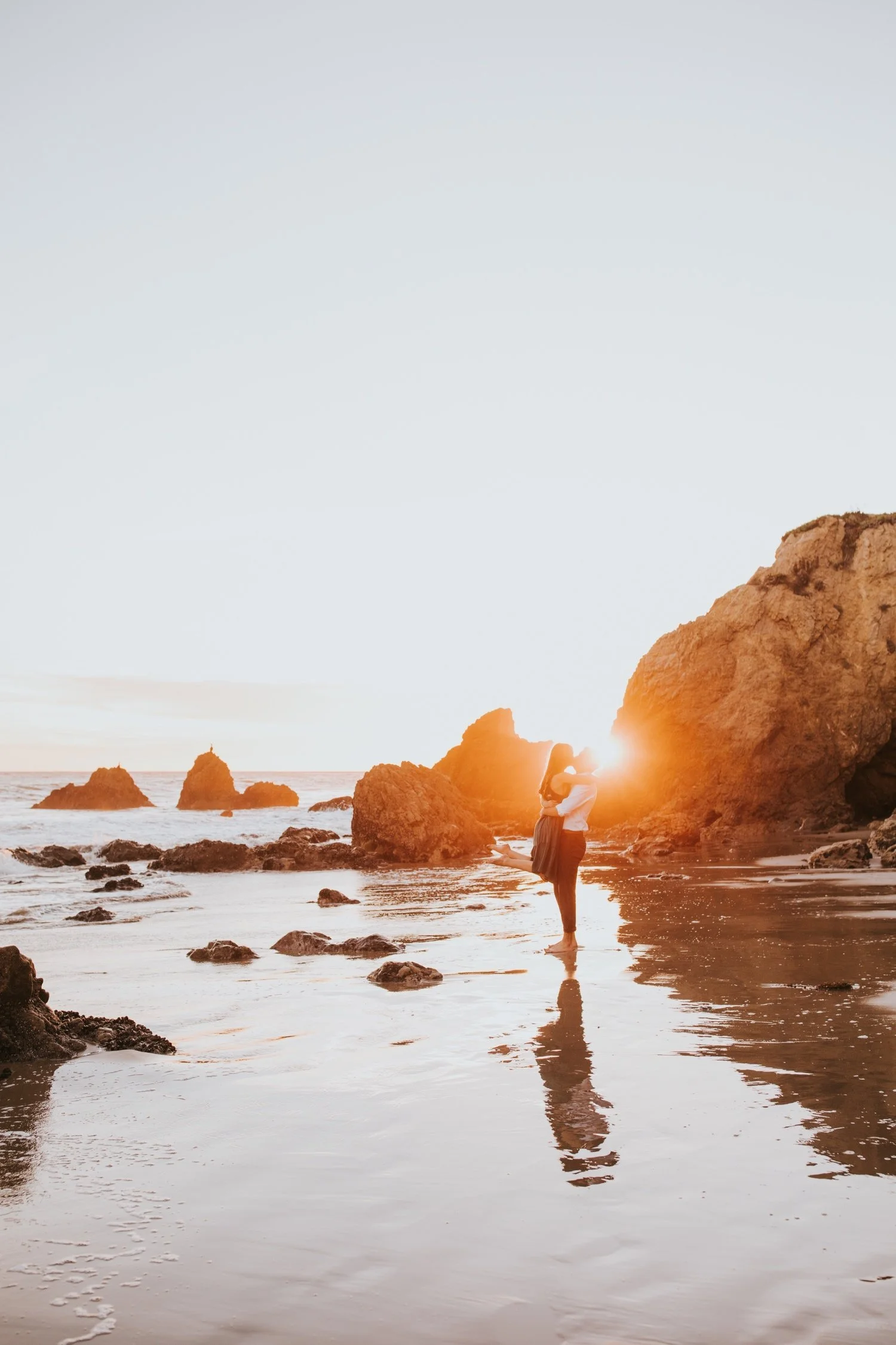 malibu engagement session, hudson valley wedding photographer, california engagement session, malibu wedding photographer