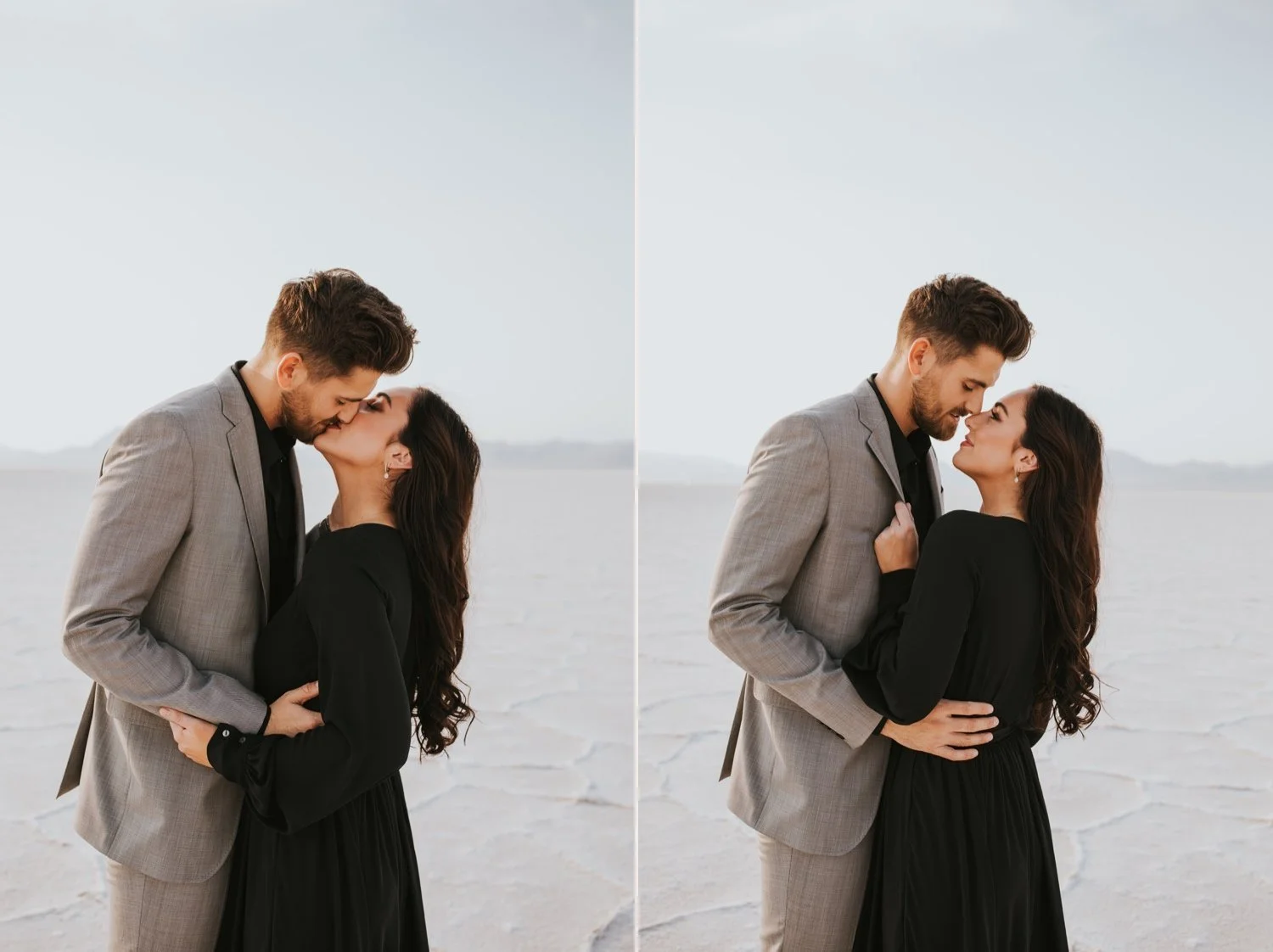 utah engagement session, bonneville salt flats, salt flats utah, destination wedding photographer, hudson valley wedding photographer, utah wedding photographer