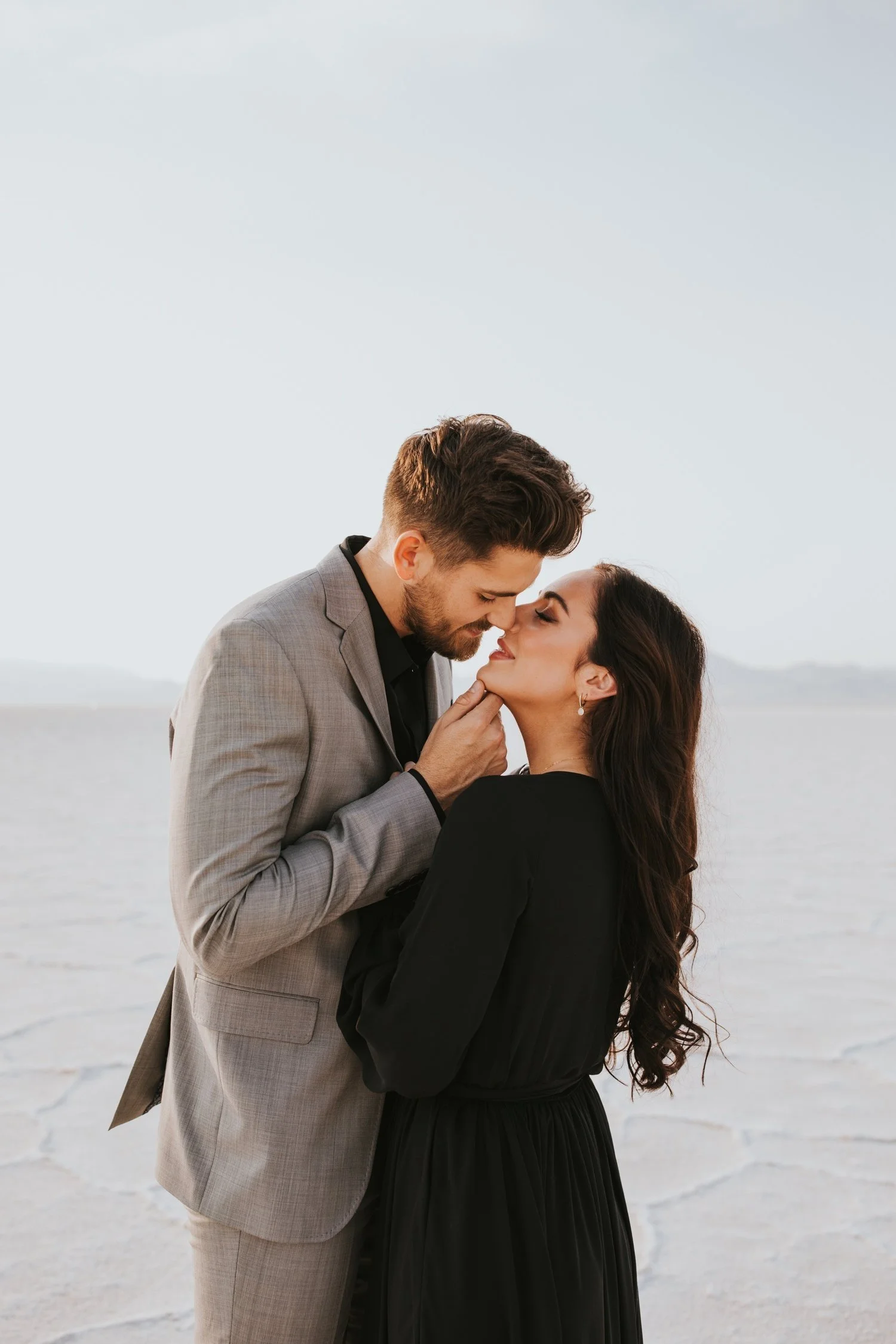 utah engagement session, bonneville salt flats, salt flats utah, destination wedding photographer, hudson valley wedding photographer, utah wedding photographer