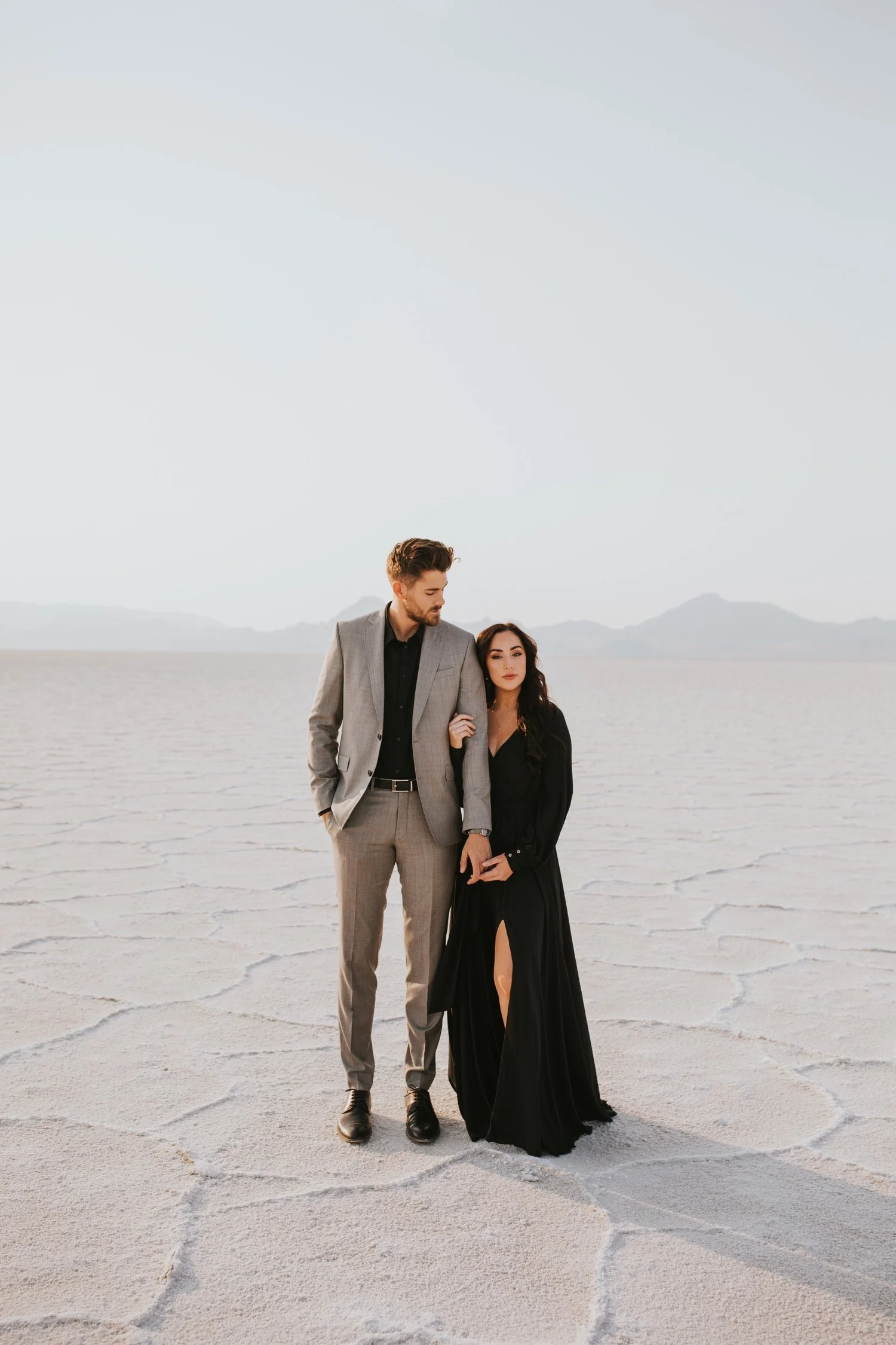 utah engagement session, bonneville salt flats, salt flats utah, destination wedding photographer, hudson valley wedding photographer, utah wedding photographer