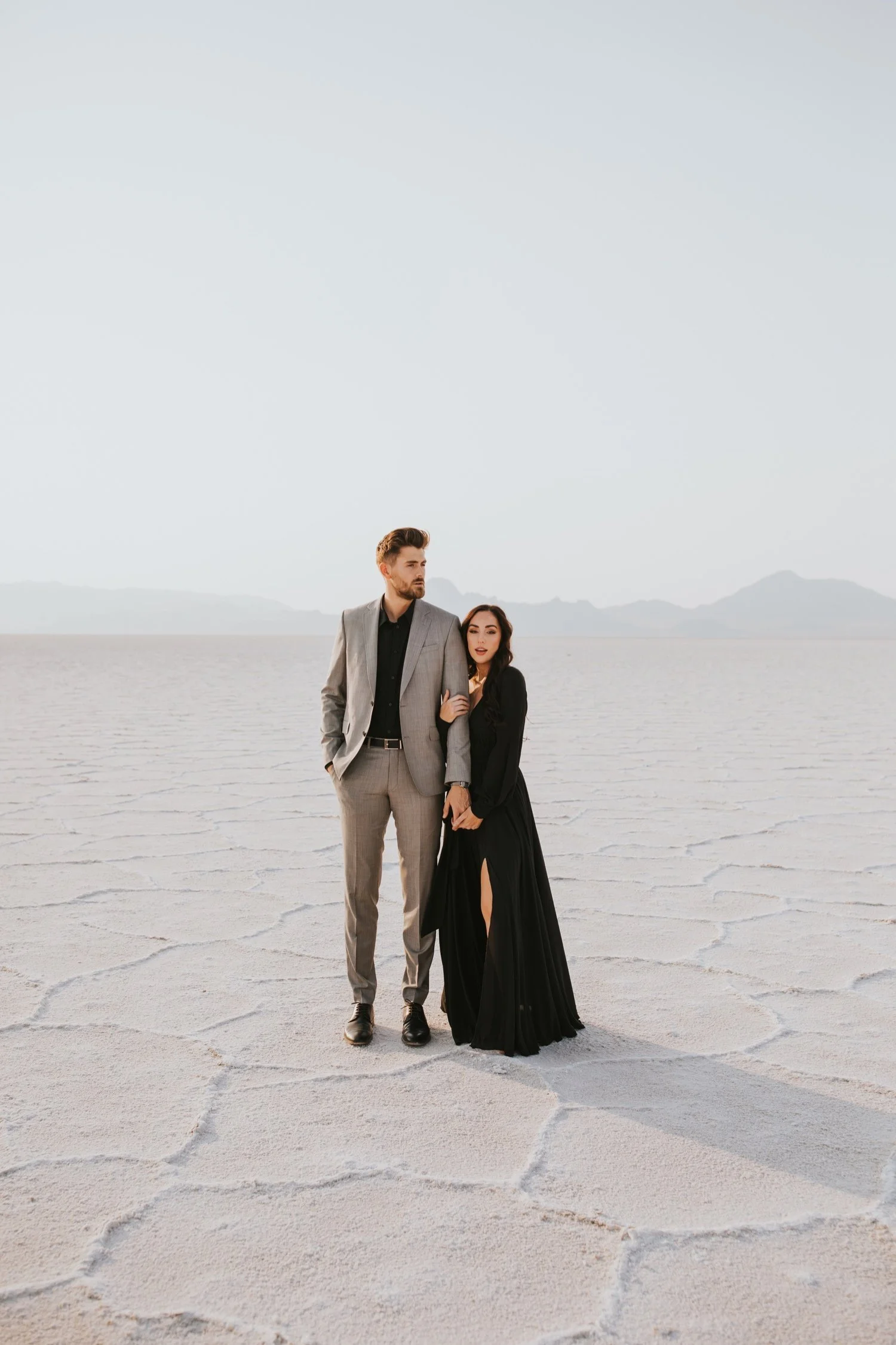 utah engagement session, bonneville salt flats, salt flats utah, destination wedding photographer, hudson valley wedding photographer, utah wedding photographer