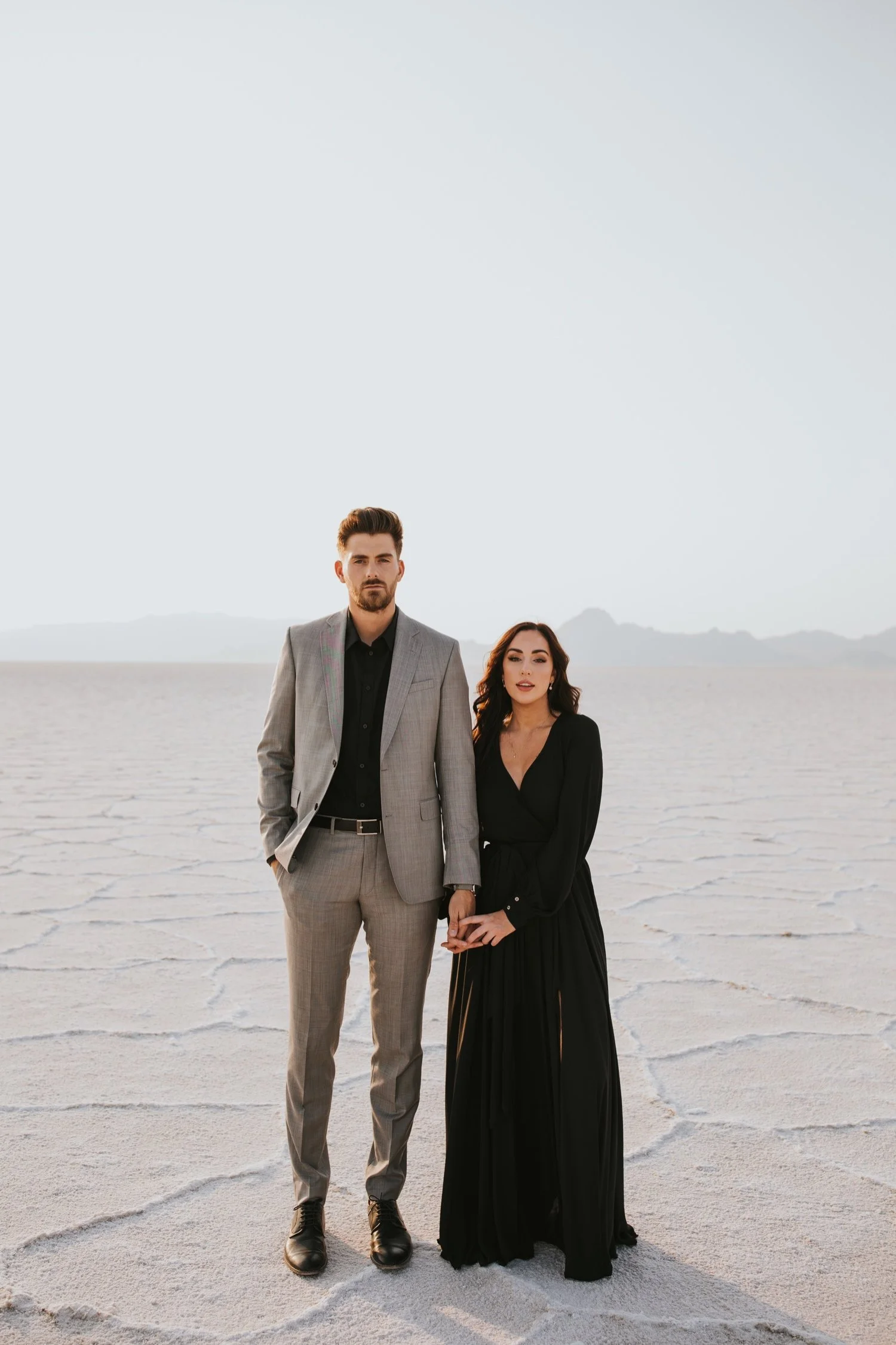 utah engagement session, bonneville salt flats, salt flats utah, destination wedding photographer, hudson valley wedding photographer, utah wedding photographer