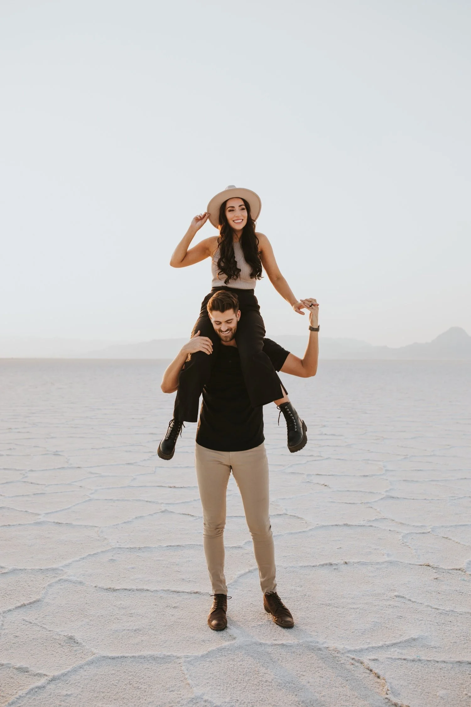 utah engagement session, bonneville salt flats, salt flats utah, destination wedding photographer, hudson valley wedding photographer, utah wedding photographer