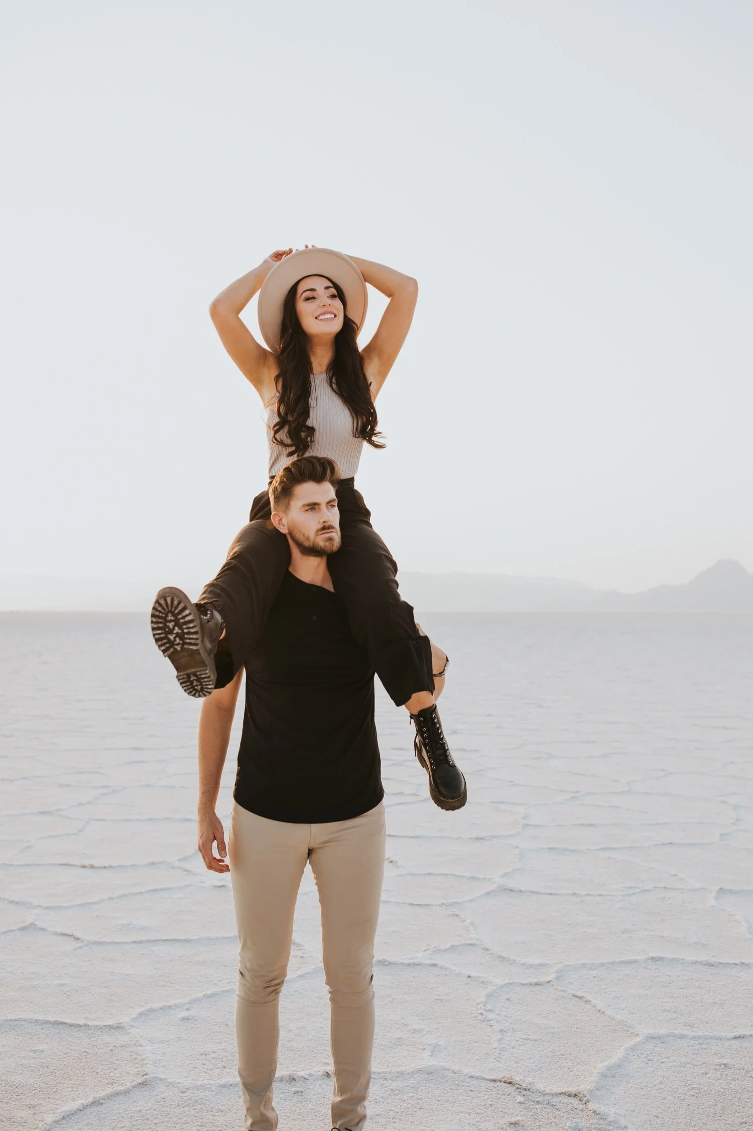 utah engagement session, bonneville salt flats, salt flats utah, destination wedding photographer, hudson valley wedding photographer, utah wedding photographer