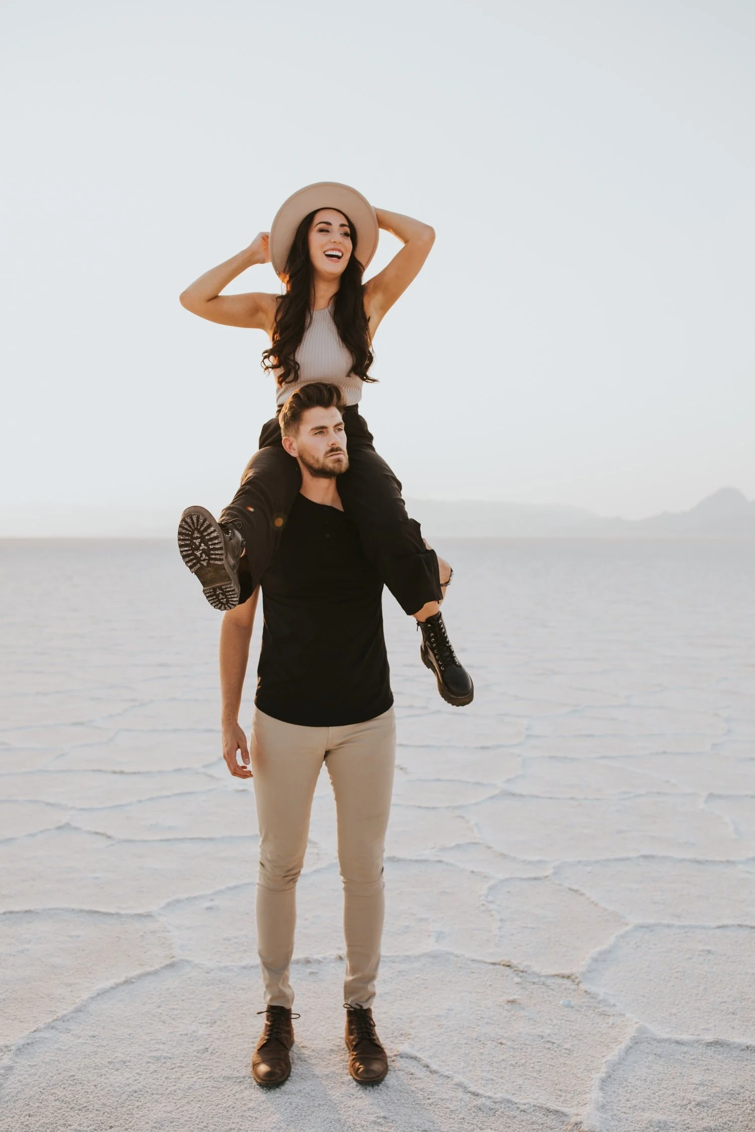 utah engagement session, bonneville salt flats, salt flats utah, destination wedding photographer, hudson valley wedding photographer, utah wedding photographer